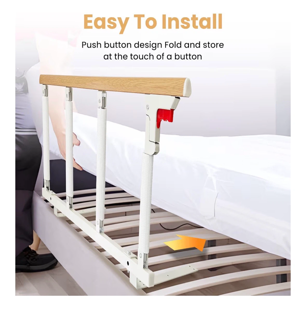 Carivia Bed Safety Rail for Elderly Adults - photo 3