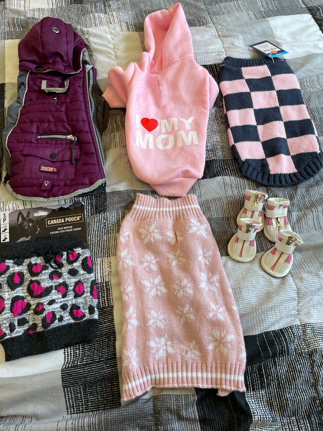 Small Dog Winter Clothes Lot
