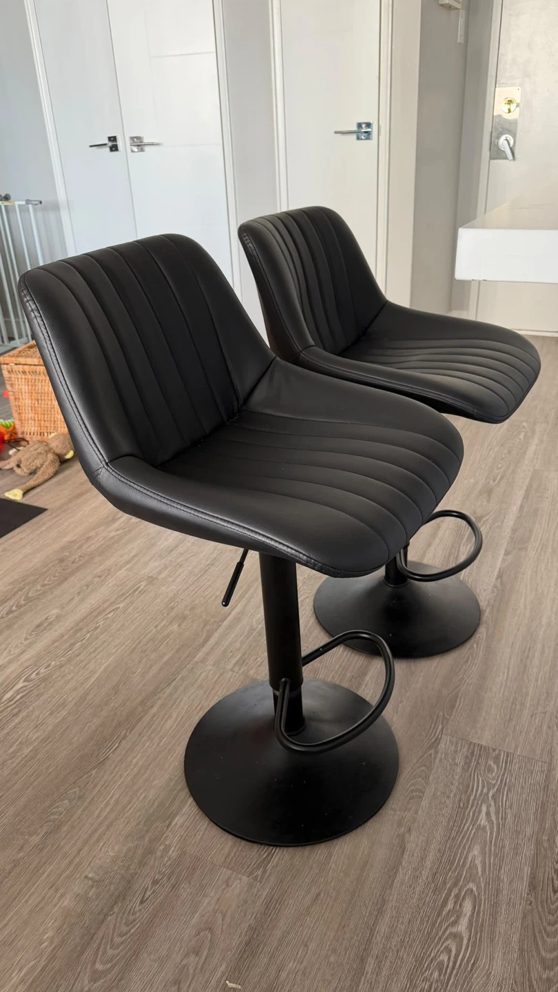 Set of Two Adjustable Bar Stools