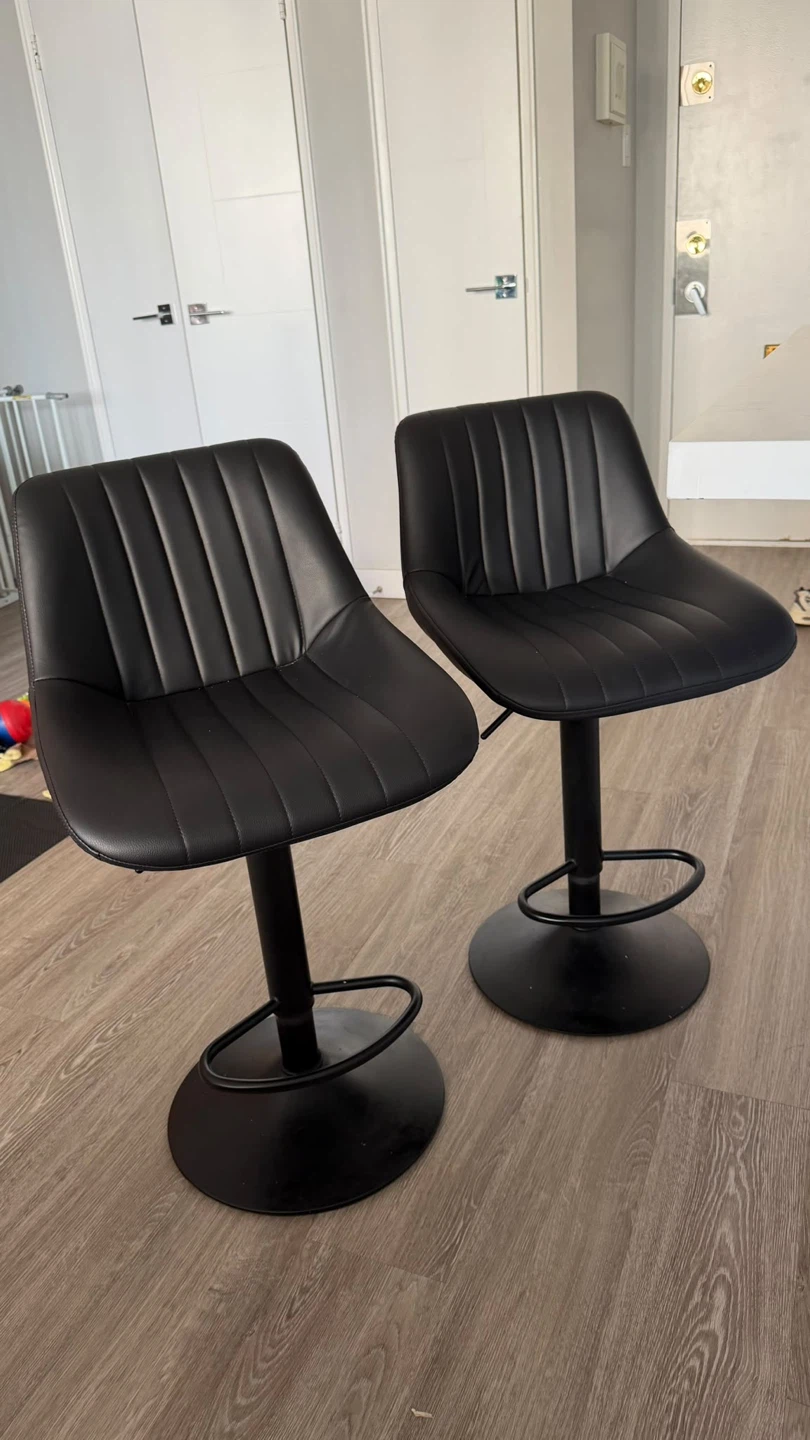 Set of Two Adjustable Bar Stools - photo 2