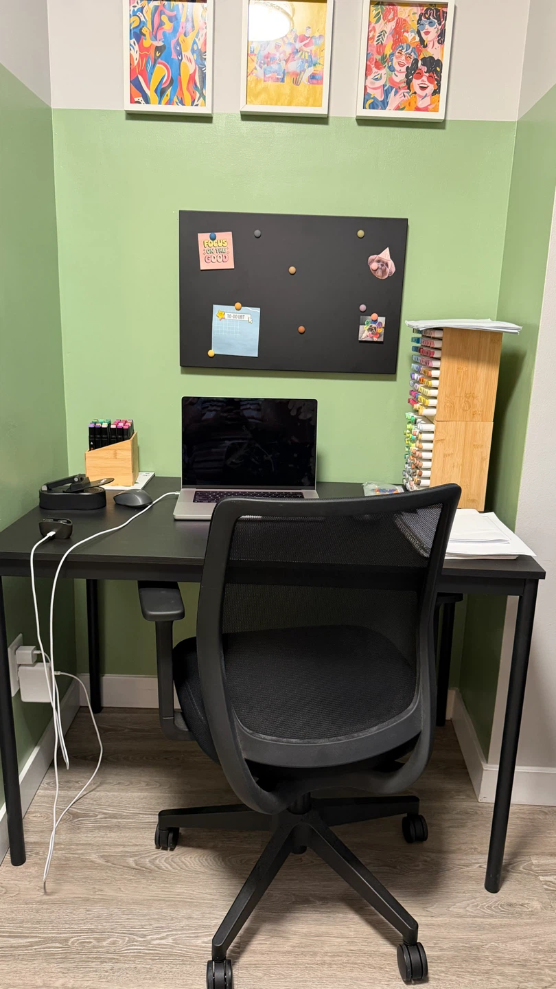Black mesh office chair - photo 2
