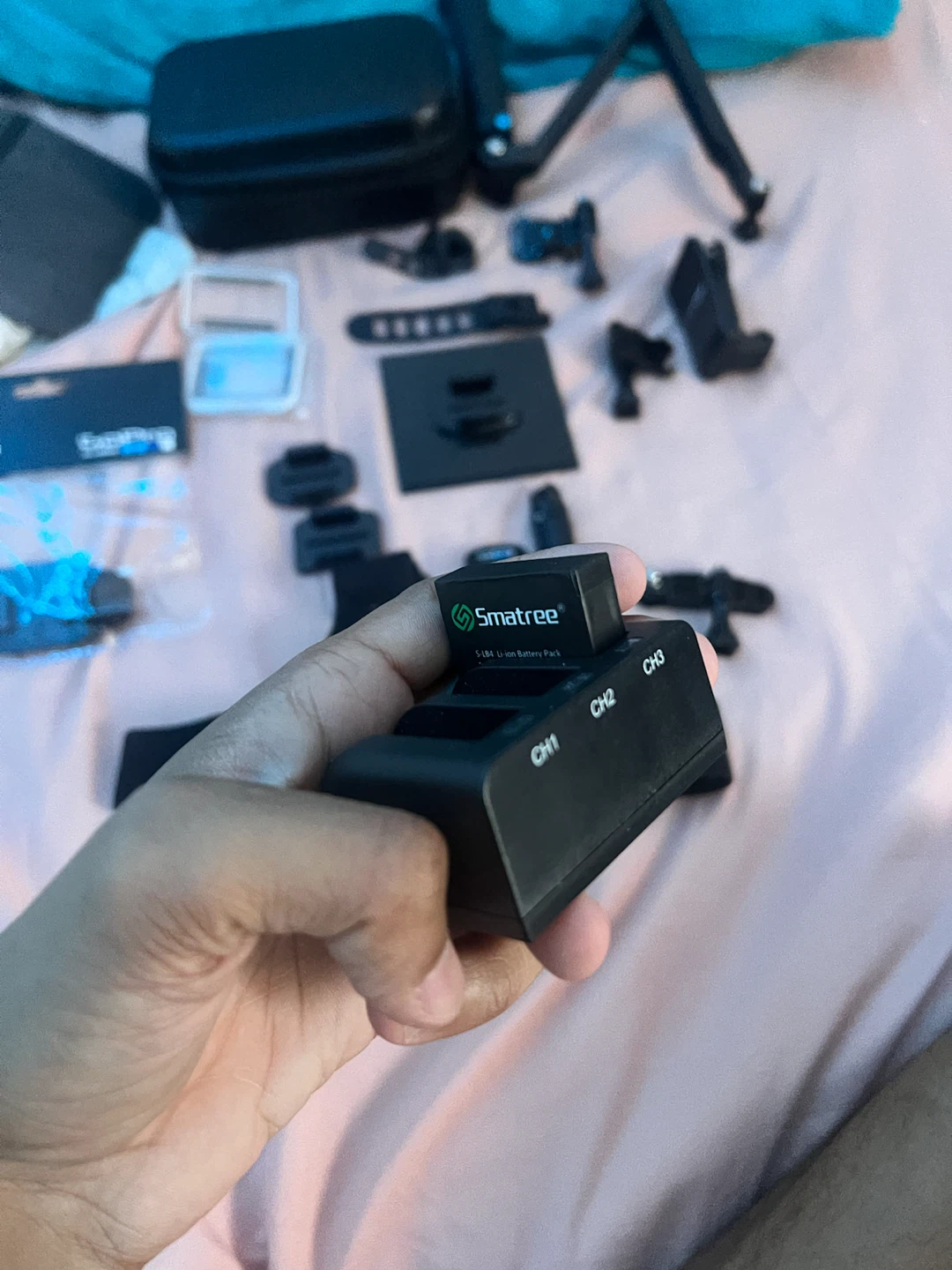GoPro Accessory Kit with Smatree Charger no cable - photo 2
