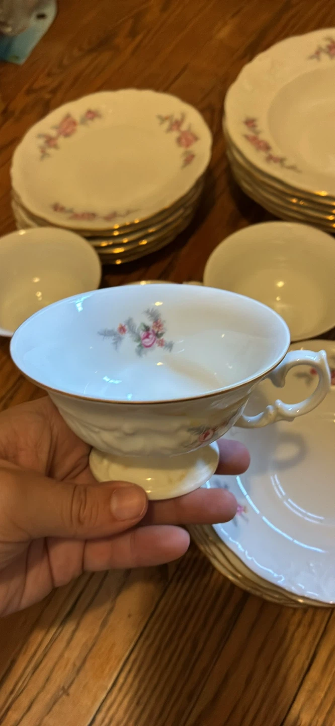 Vintage Wawel Poland Porcelain China Set - 35 Pieces - photo 5