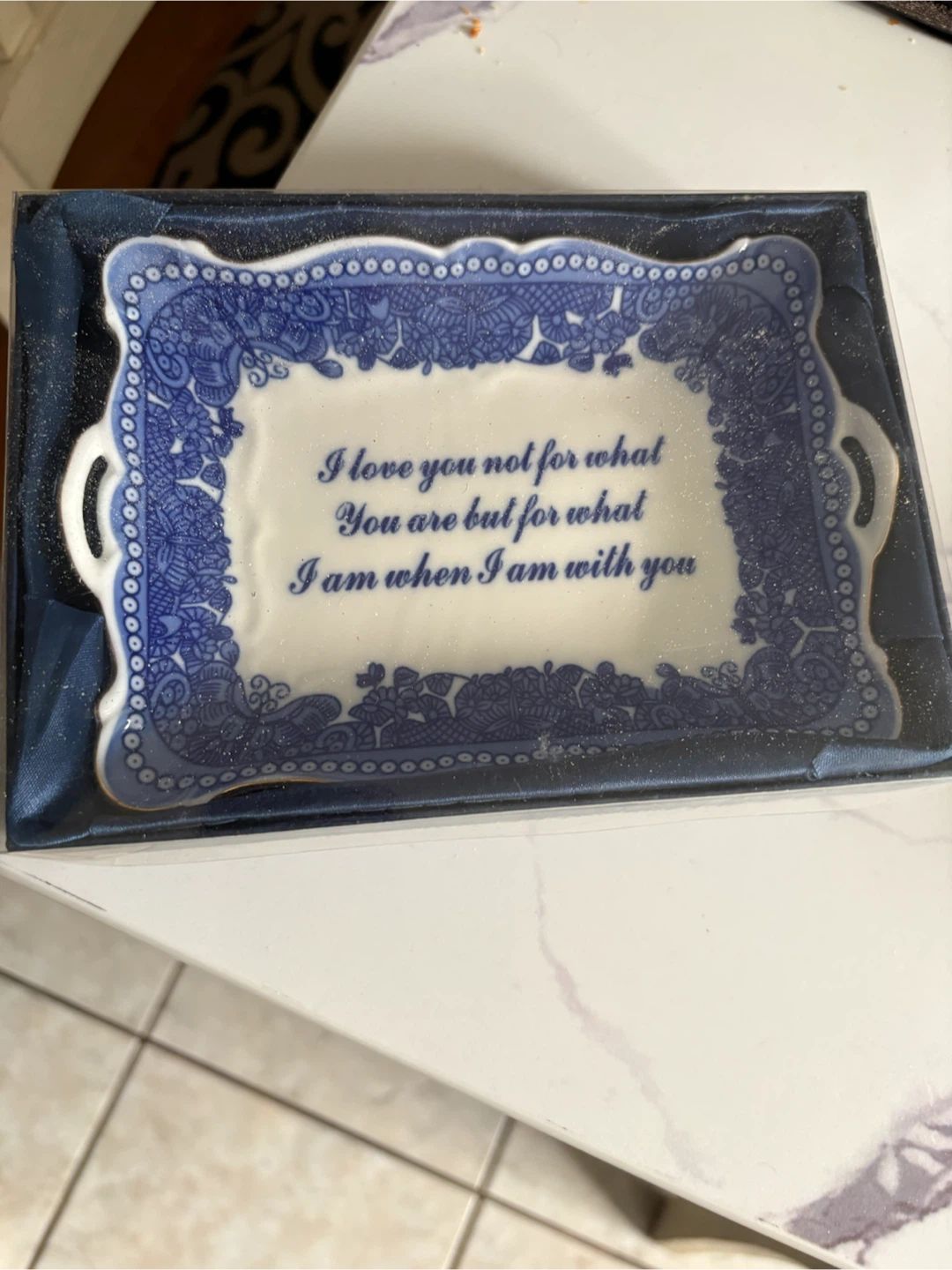 Home Essentials and Beyond Decorative Tray