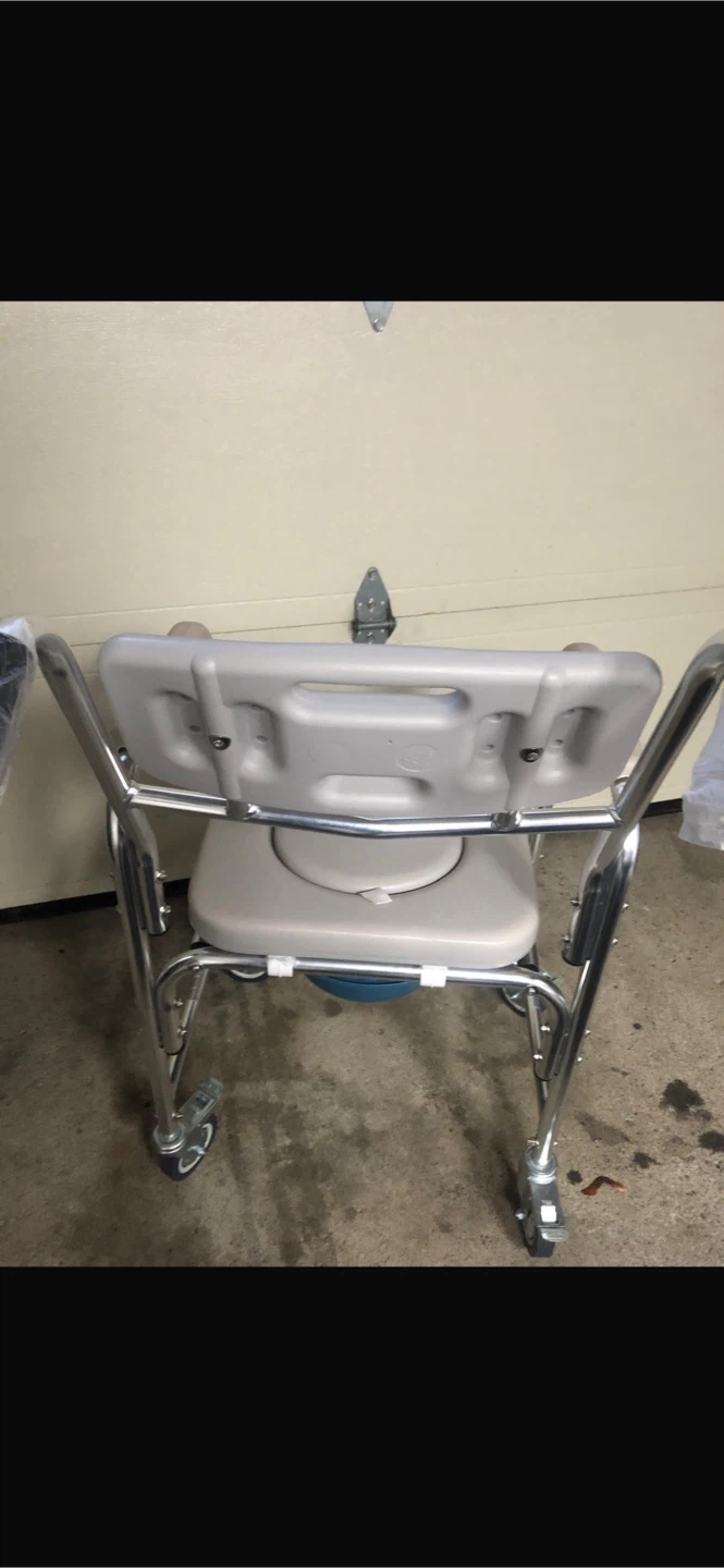 Mobile Commode Shower Chair Brand new never been used - photo 2