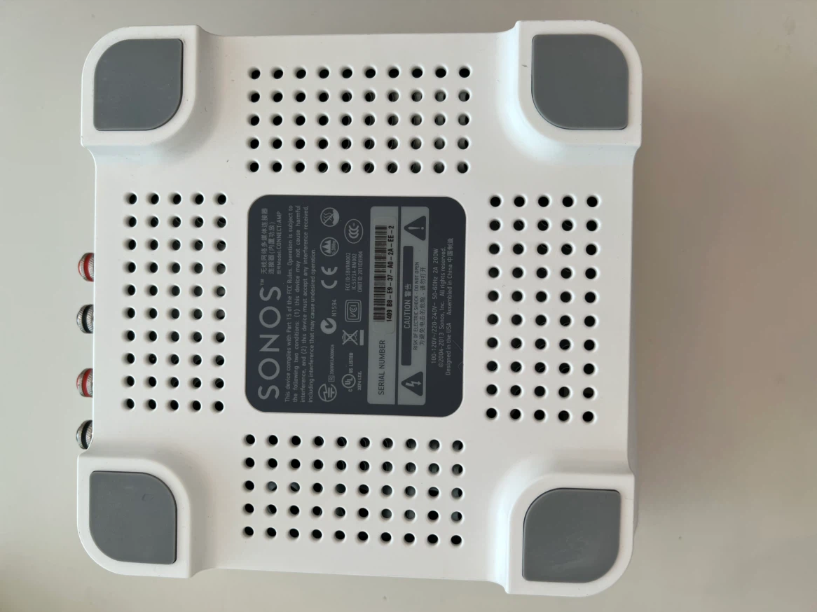Sonos Connect:Amp Wireless Audio Amplifier - photo 5
