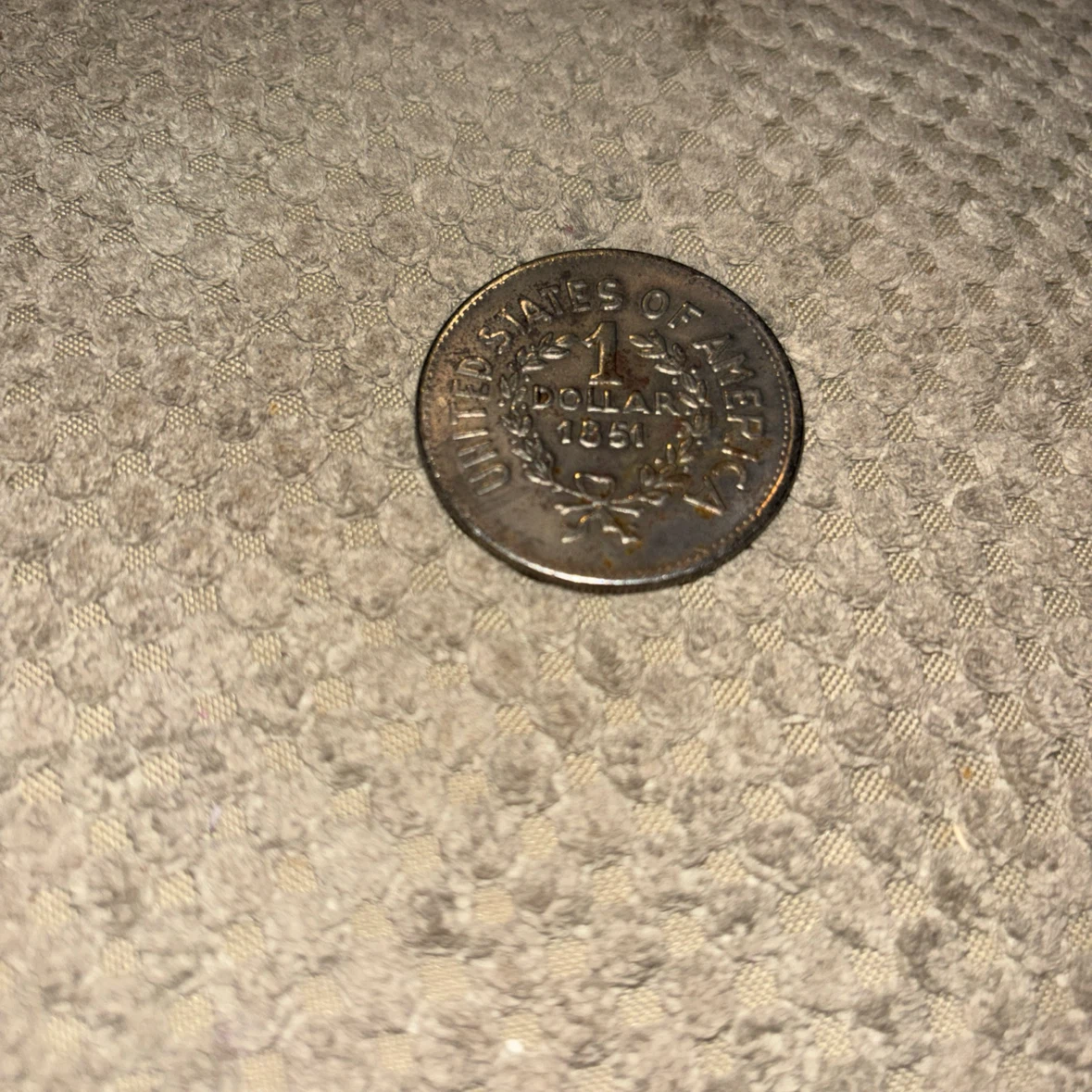 1851 United States One Dollar Gold Coin