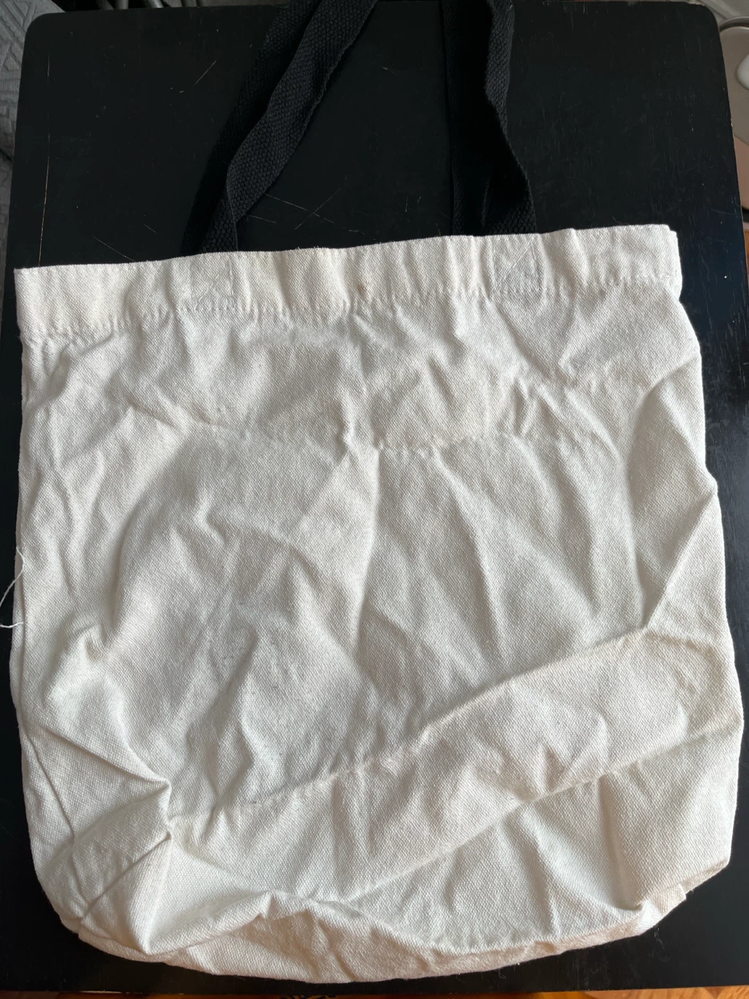 Canvas Tote Bag with Bird Illustration - photo 2