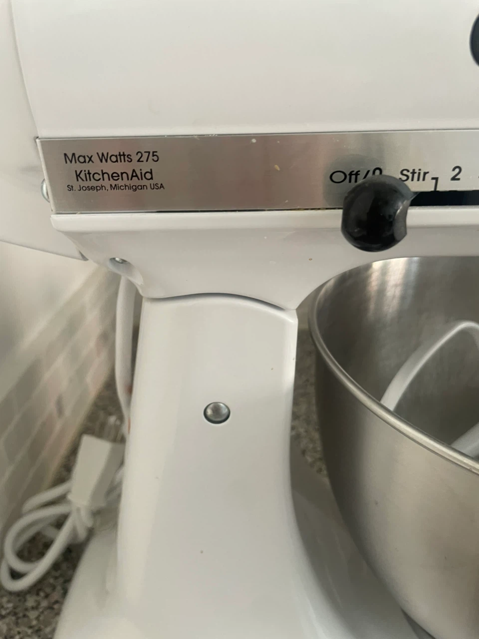 KitchenAid Classic Stand Mixer White - photo 3