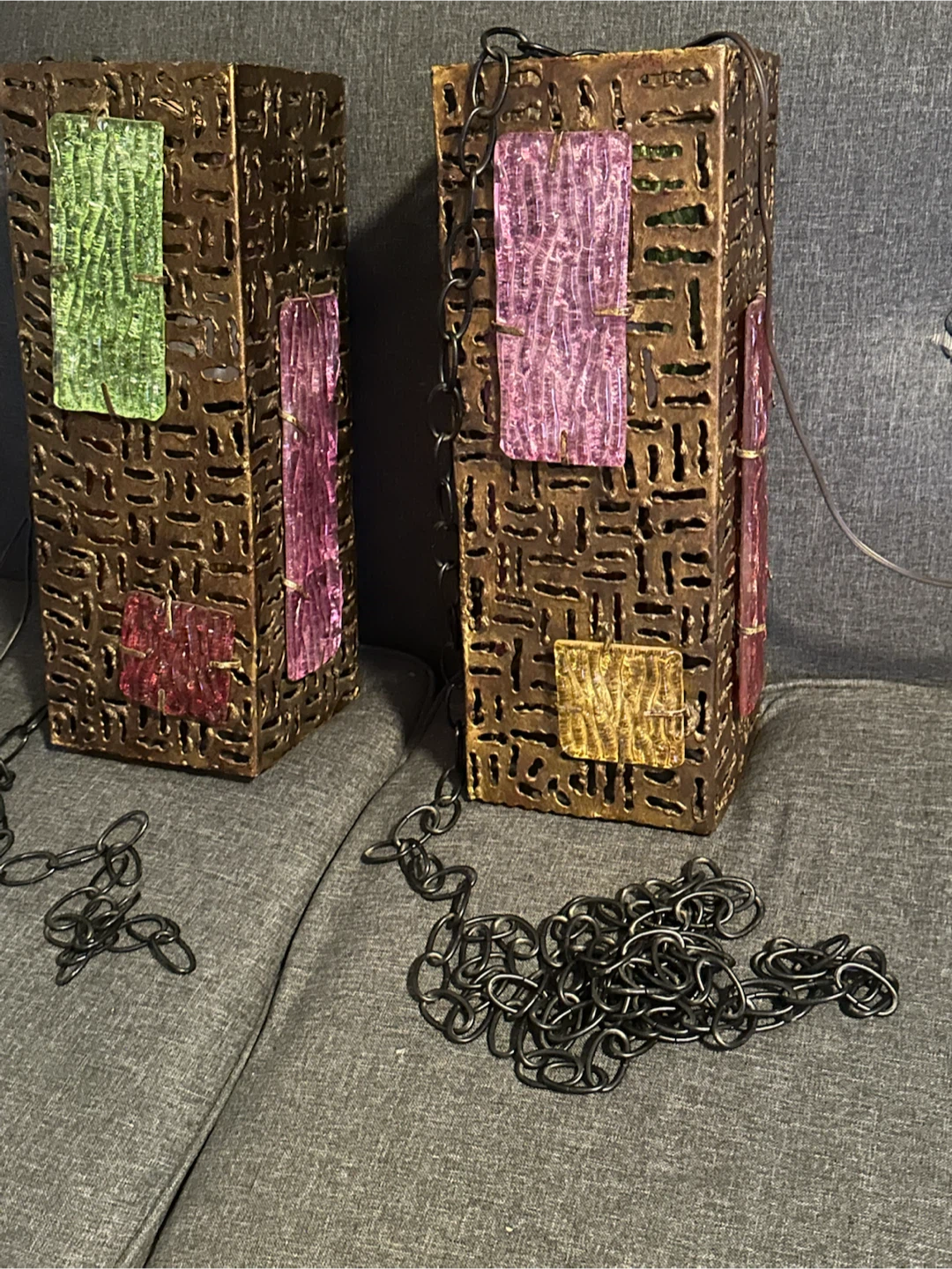 Vintage Brutalist Sculpture Lamps - photo 2