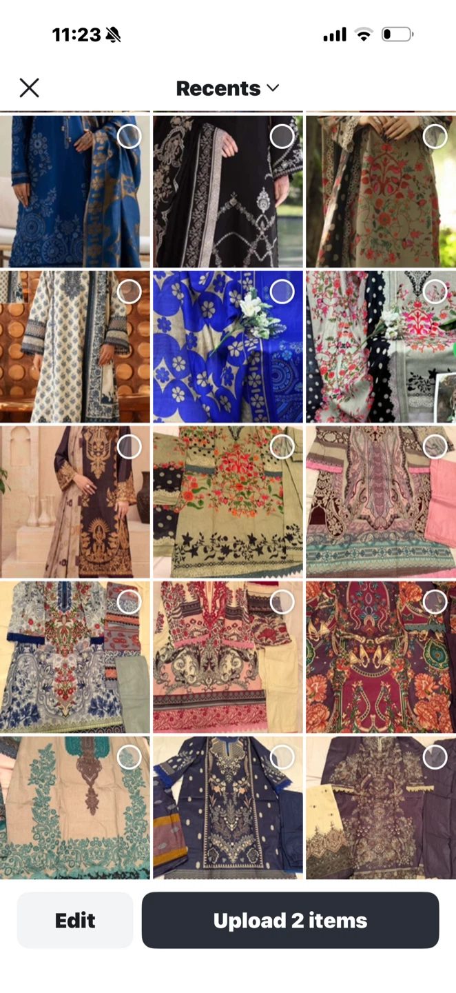 Assorted Embroidered Pakistani Salwar Kameez Suits - photo 4