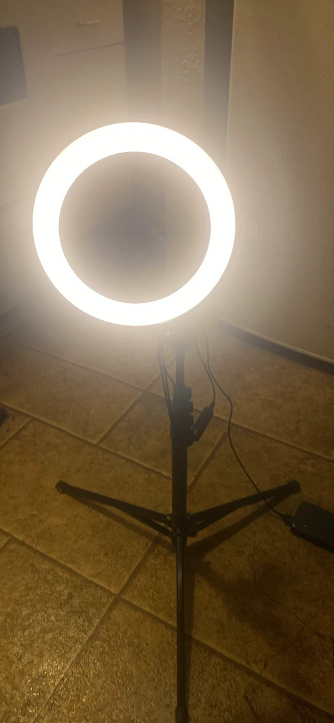 LED Ring Light with Adjustable Tripod Stand
