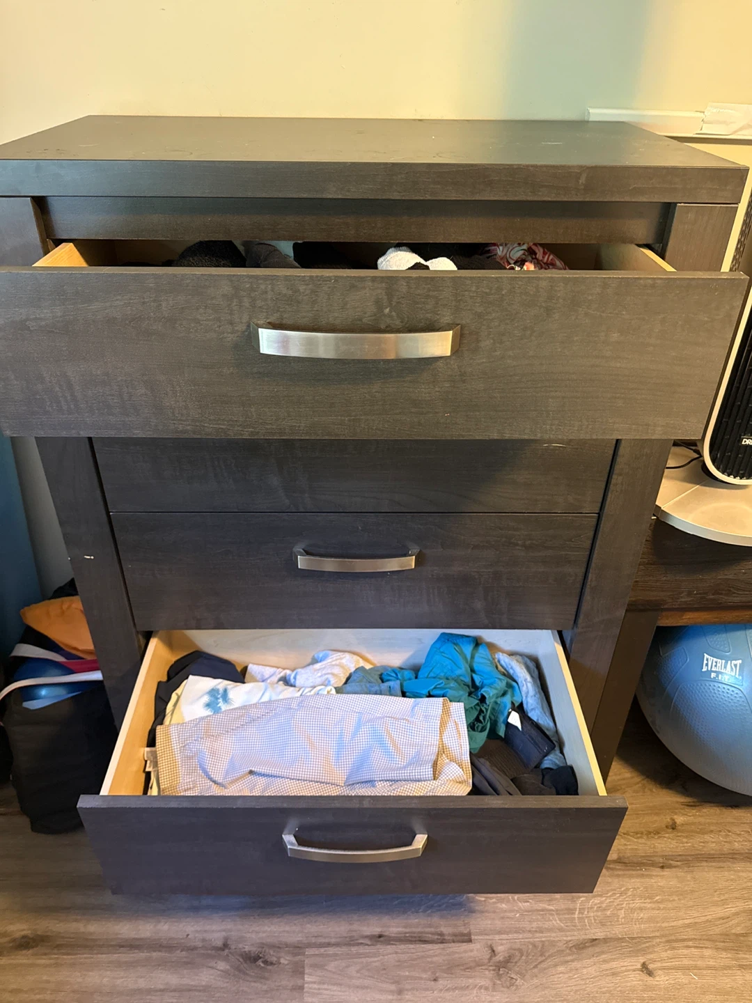 Dark Brown 5-Drawer Dresser - photo 2