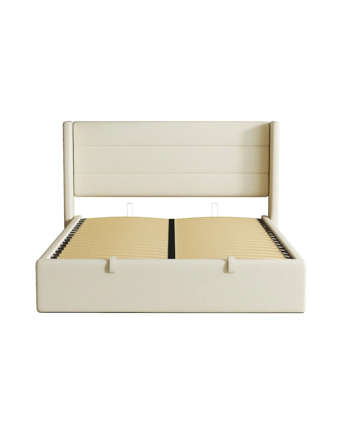 Aykah King Size Bedframe and 12” Hybrid Mattress - photo 2