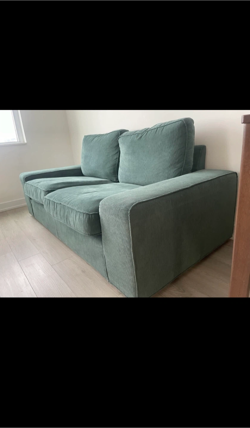 Ikea Kiwik Corduroy Two-Seater Sofa - photo 3