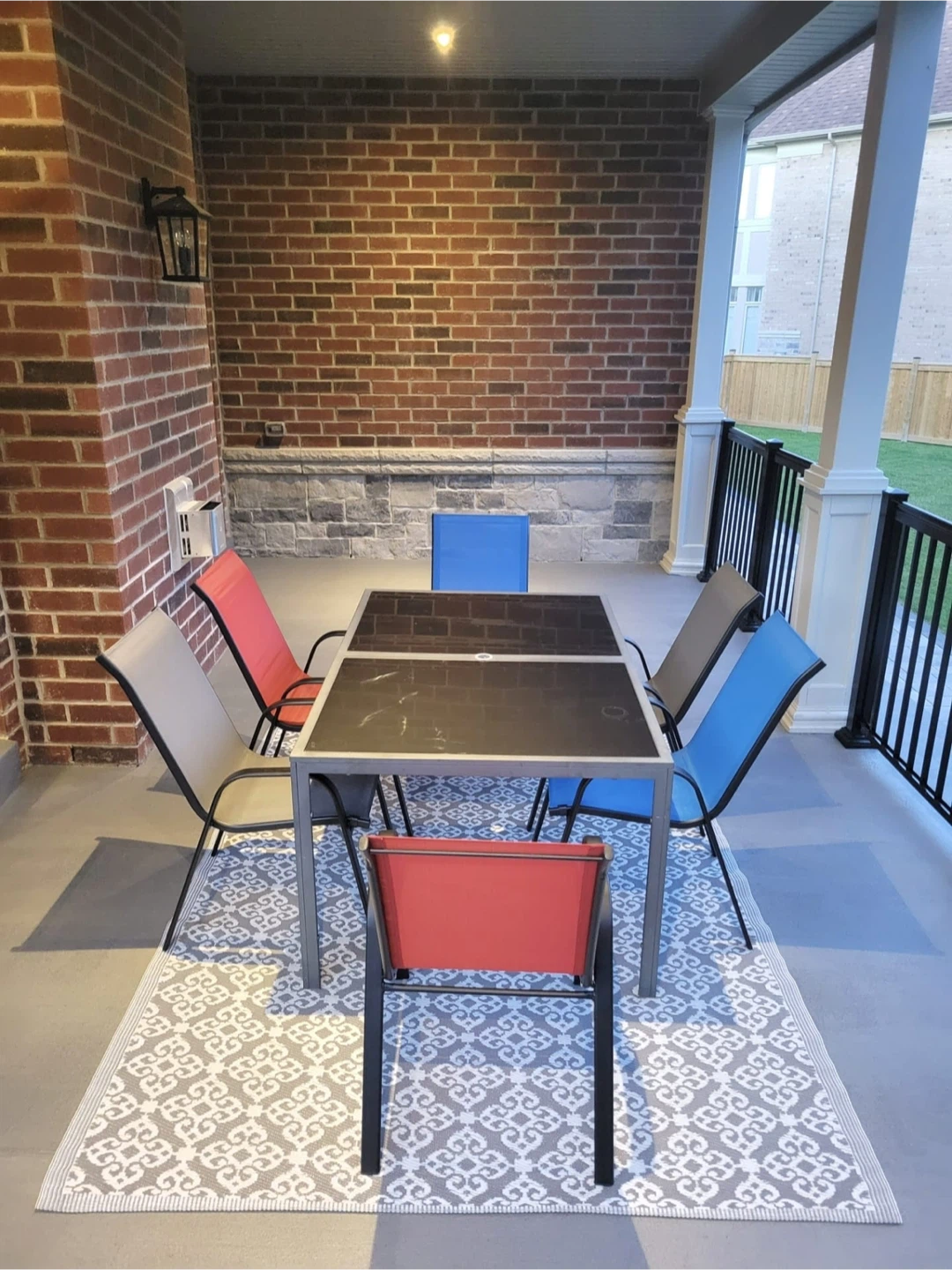Patio Table with 6 Chairs