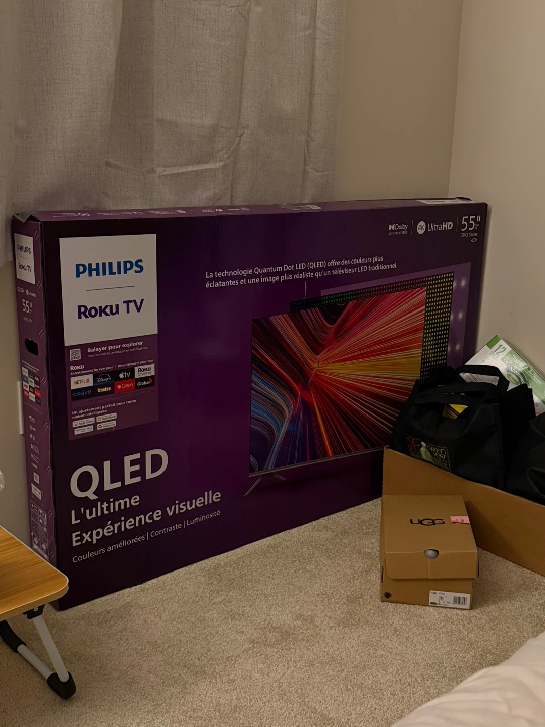 Philips 55-inch 4K QLED Roku TV