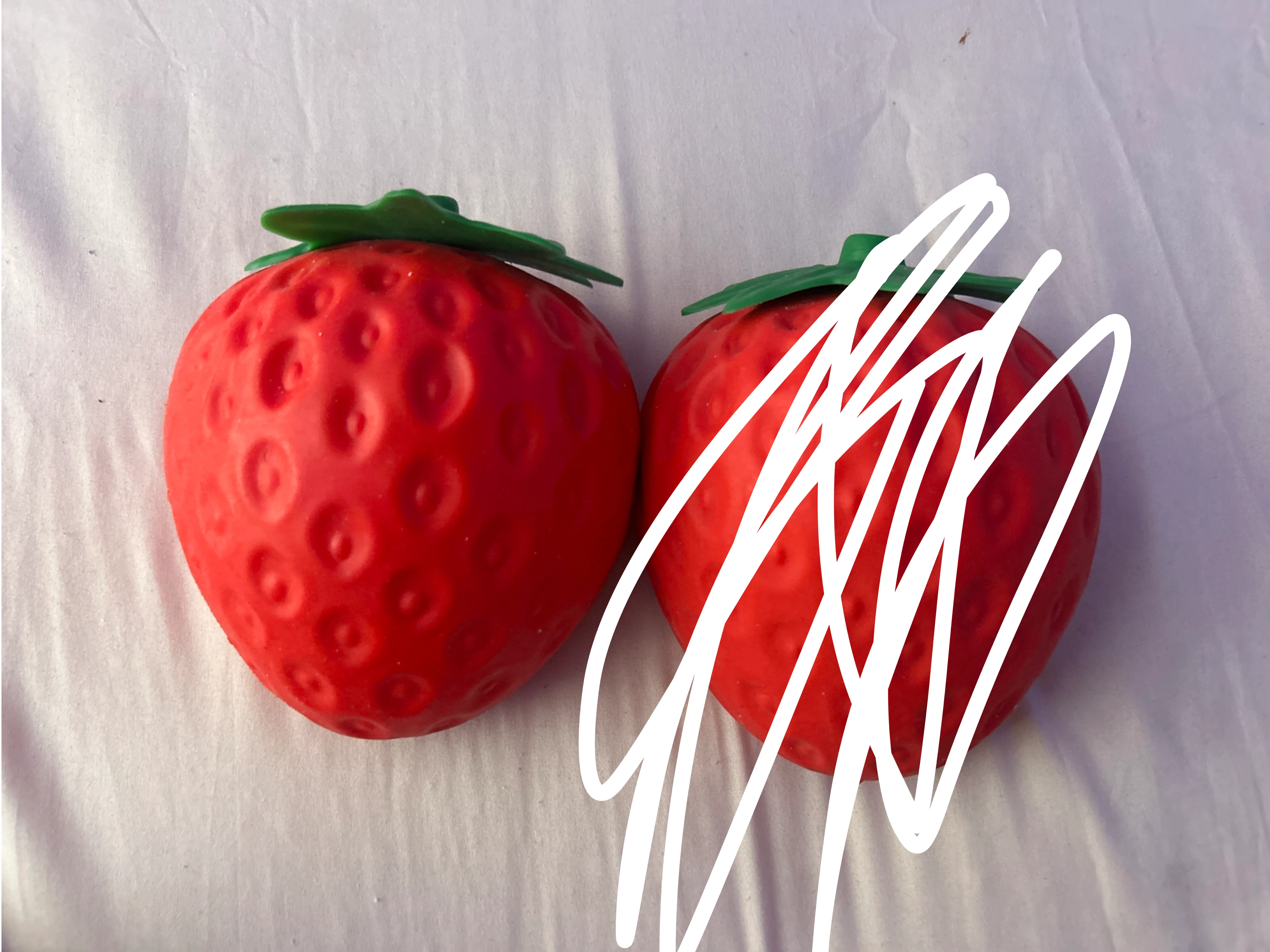 1 jumbo Strawberry squishy toys