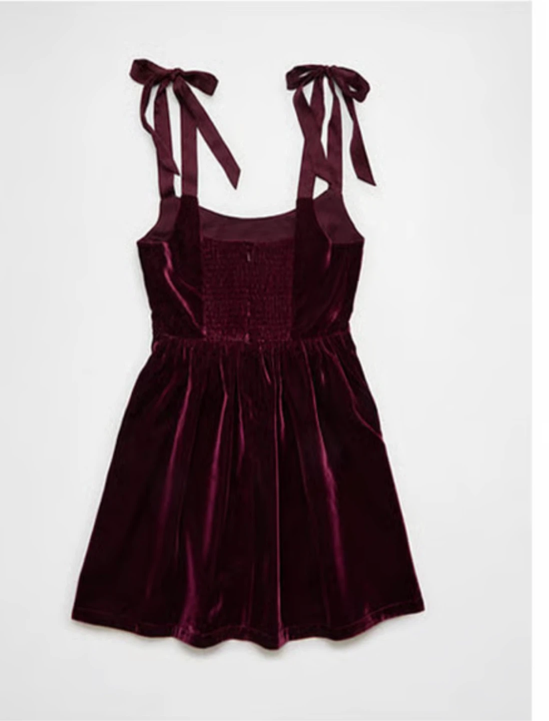 American Eagle Velvet Tie-Strap Dress size L