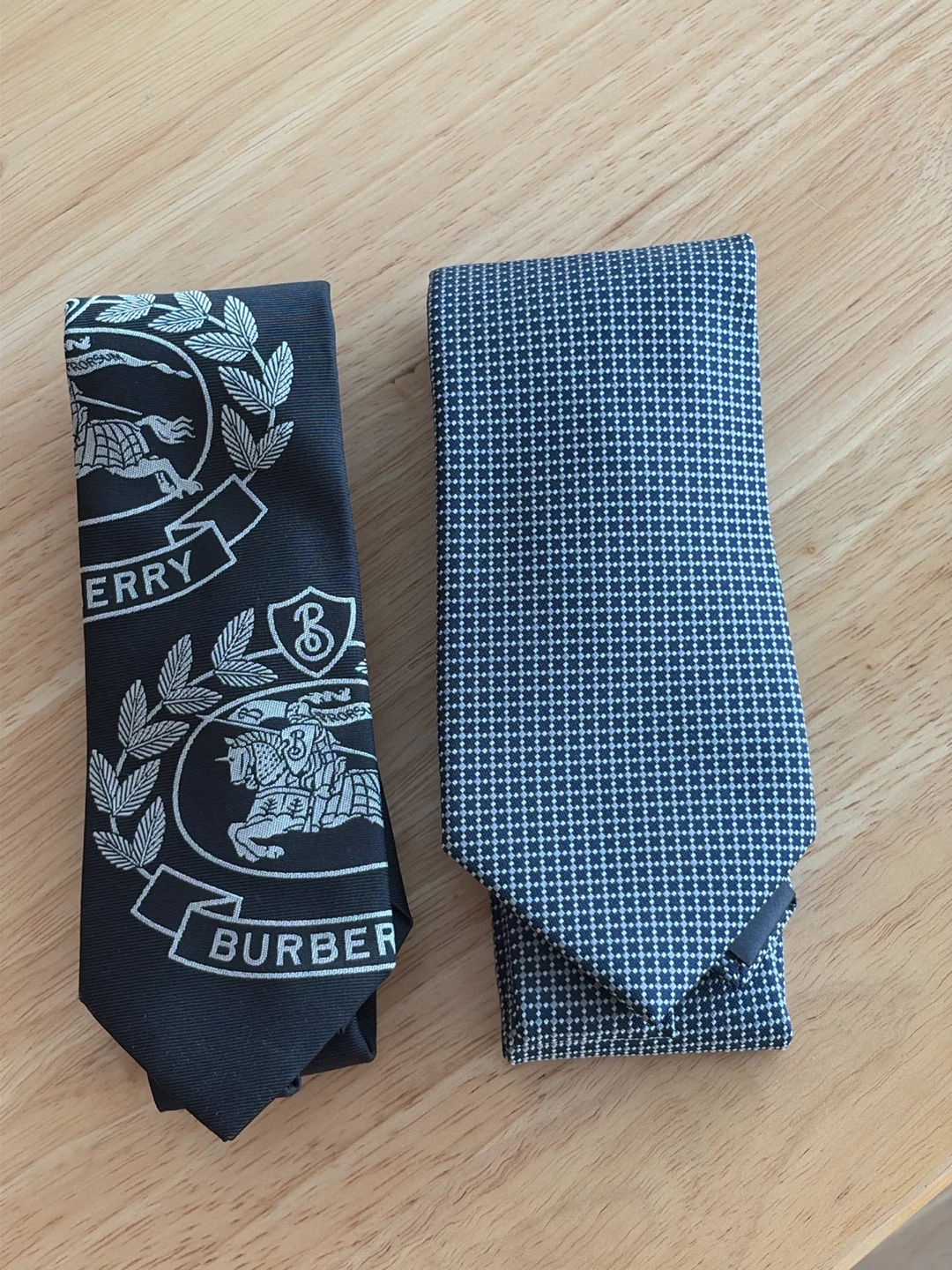Burberry and Patterned Necktie Set