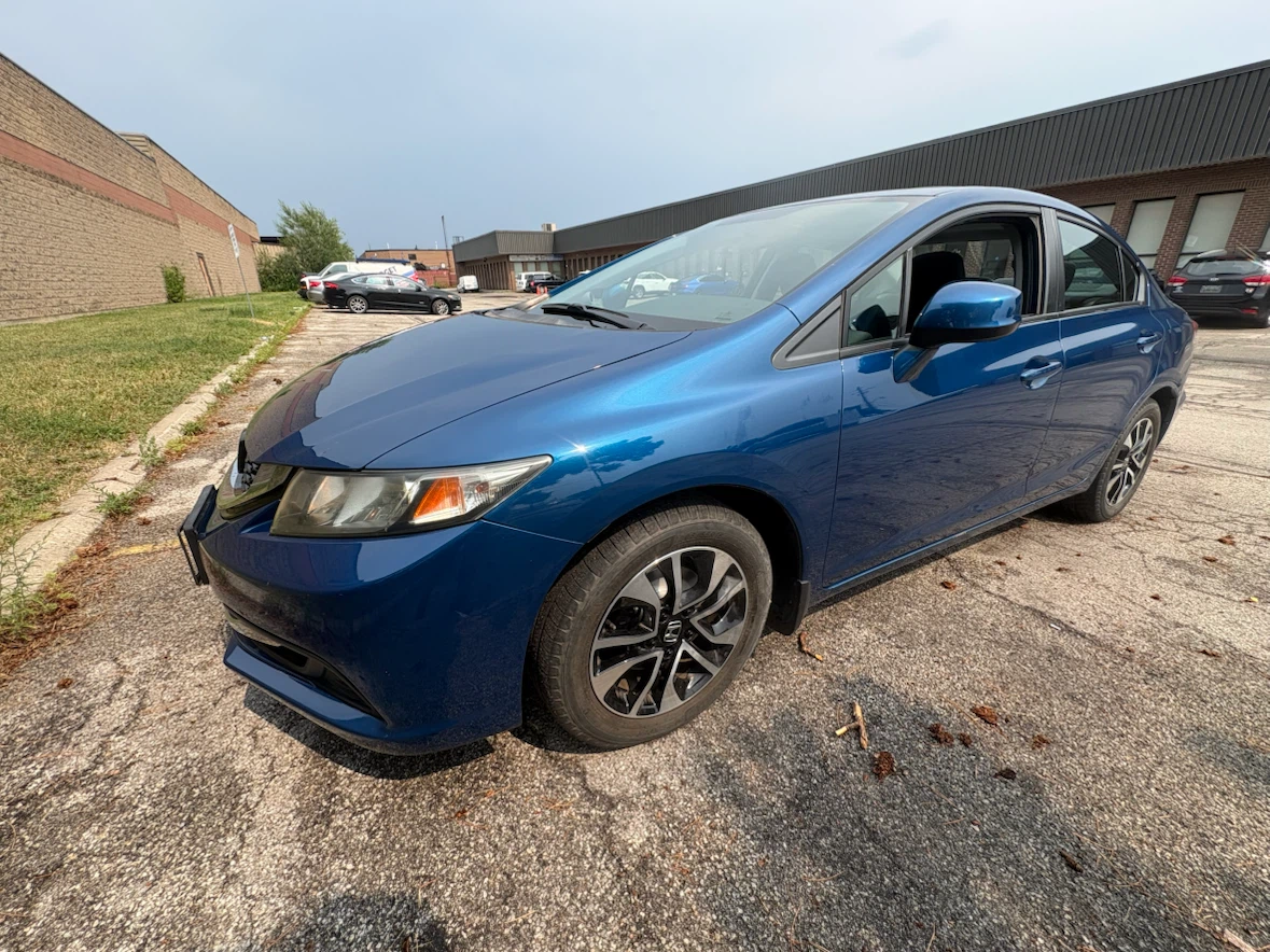 Blue 2013 Honda Civic Sedan for $11,400