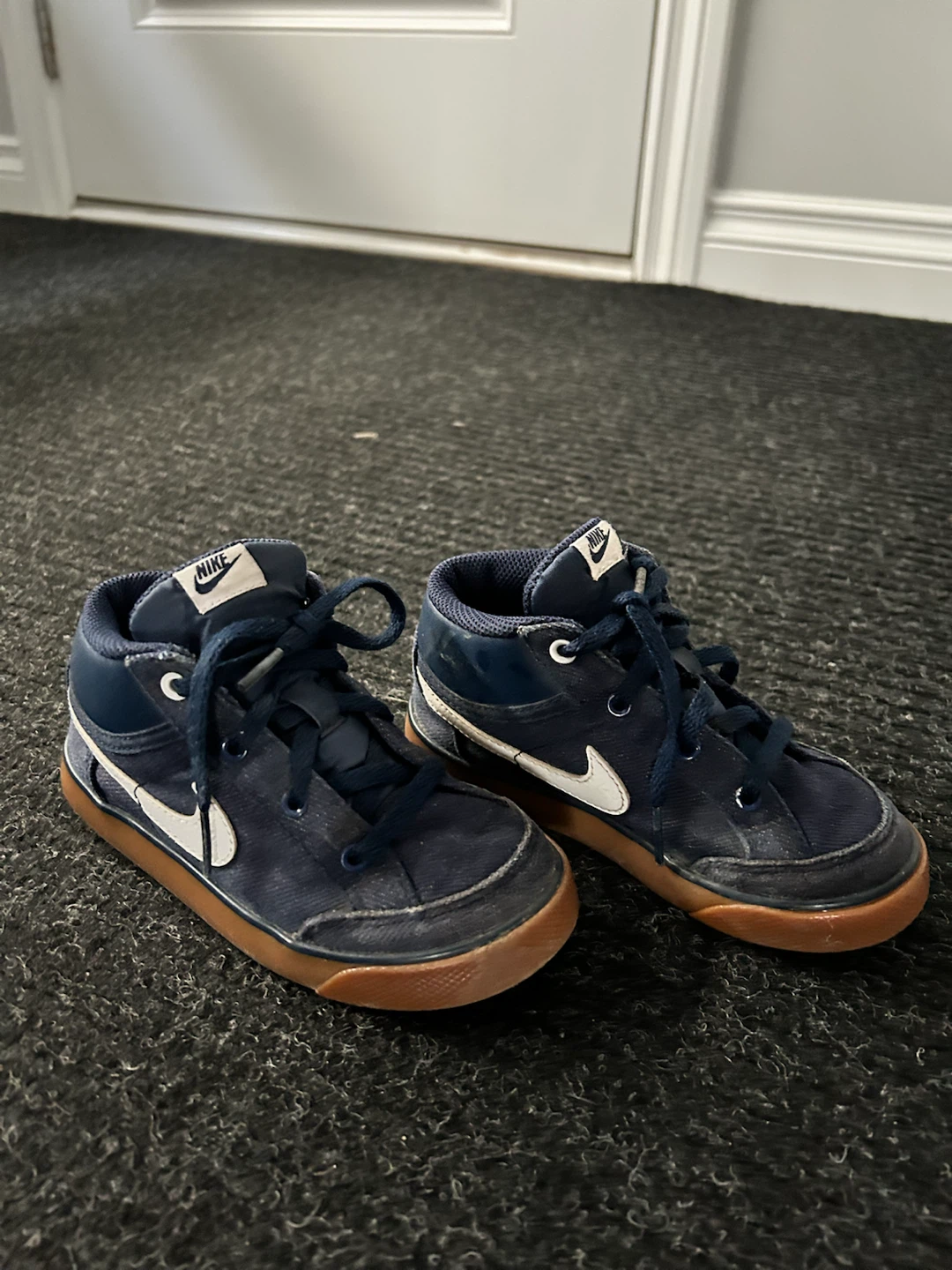 Toddler Nike Navy Sneakers Size 10C - photo 4