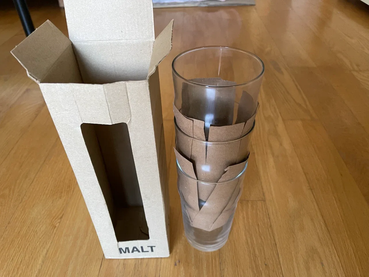 $3 for IKEA Malt Glasses Set of 3