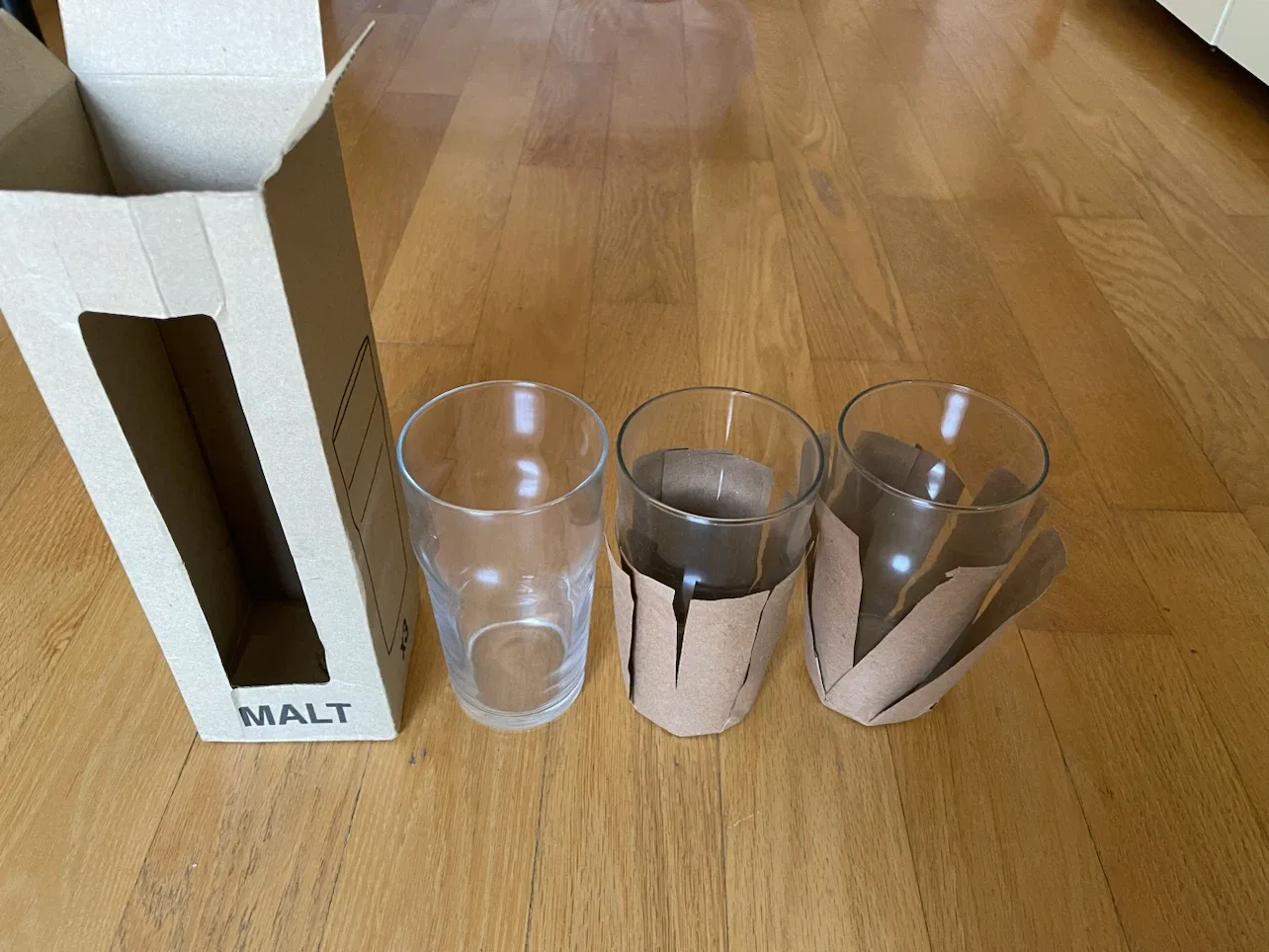 $3 for IKEA Malt Glasses Set of 3 - photo 2