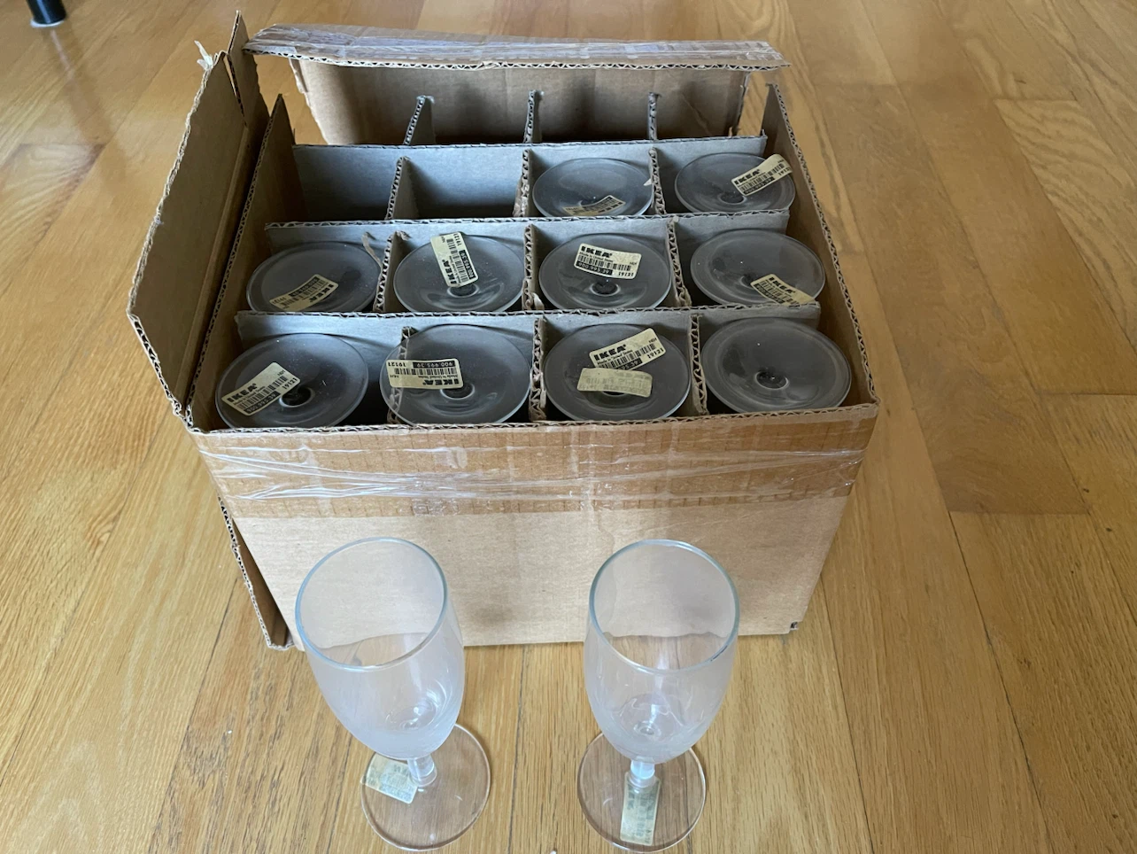 IKEA Wine Glasses - Set of 12