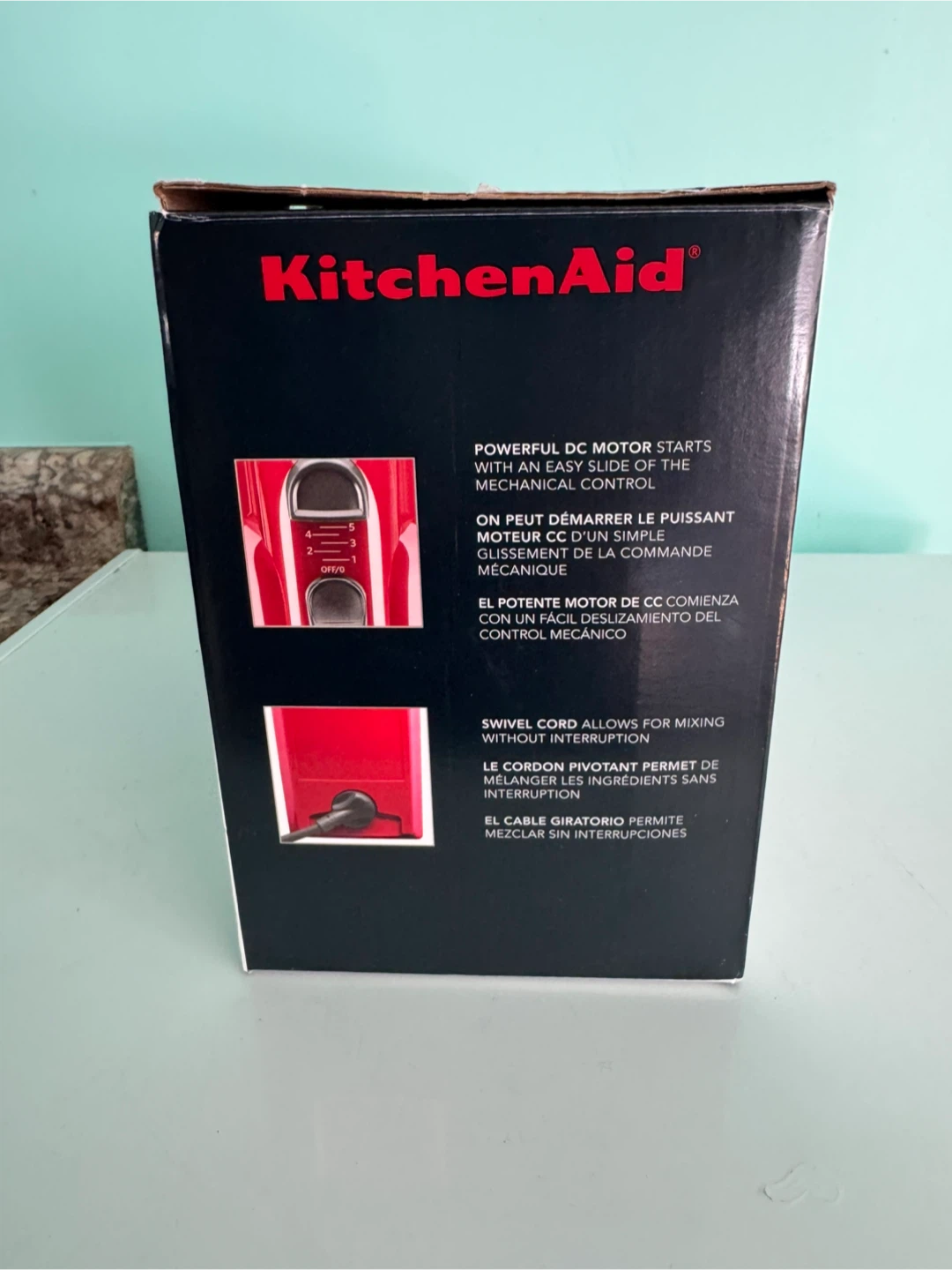 KitchenAid 5-Speed Hand Mixer - Empire Red - photo 5