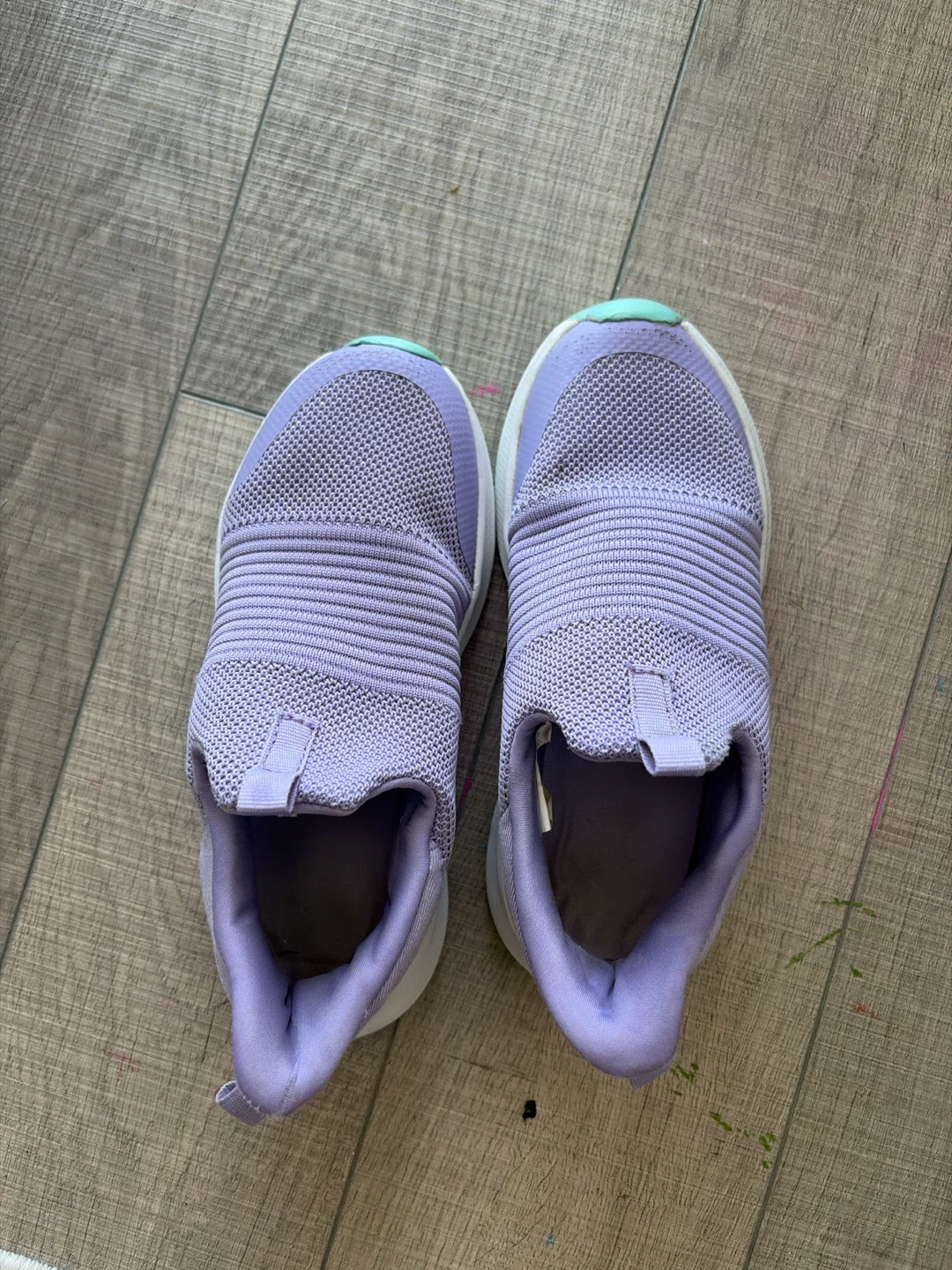 Purple Slip-On Kids Sneakers size 1