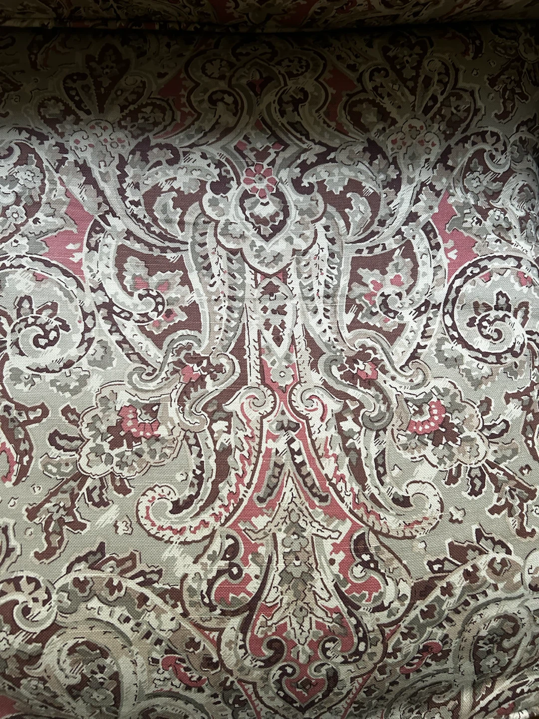 Vintage Maple Paisley Couch - photo 5