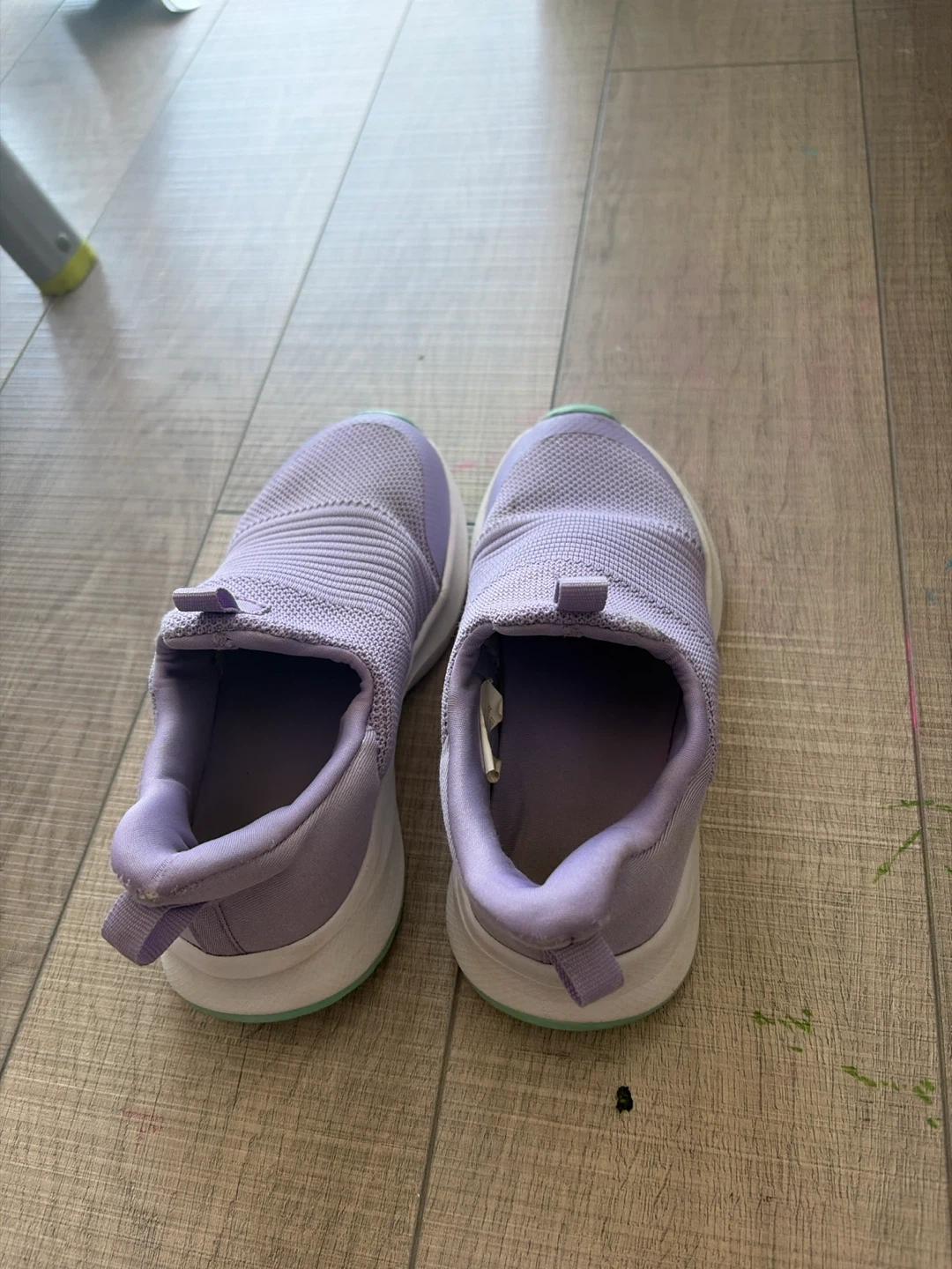 Purple Slip-On Kids Sneakers size 1 - photo 2