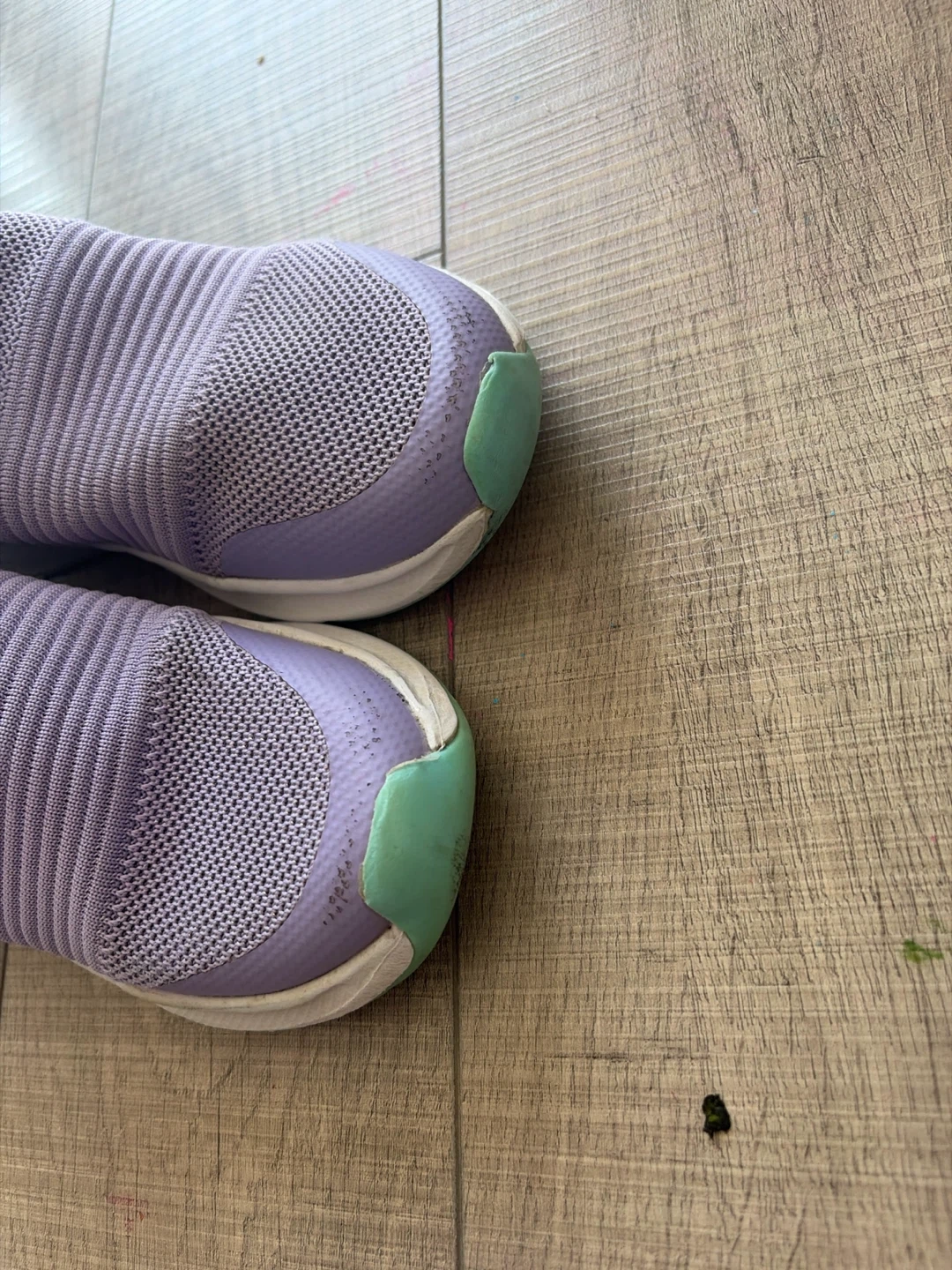 Purple Slip-On Kids Sneakers size 1 - photo 3
