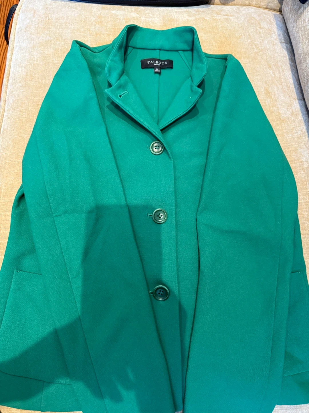 Talbots Petite Green Blazer