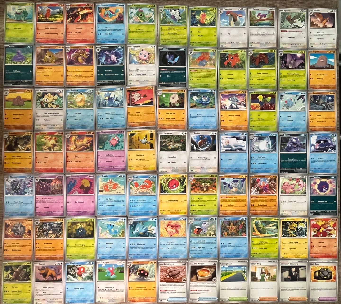 A Lot of Pokemon 151 Cards