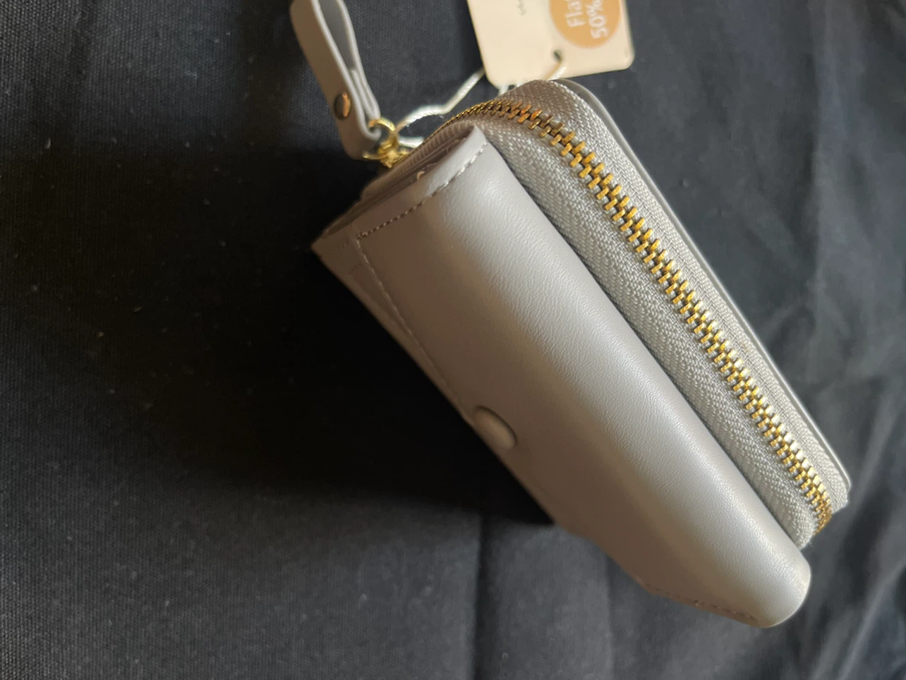 Trifold Grey Compact Wallet - photo 5