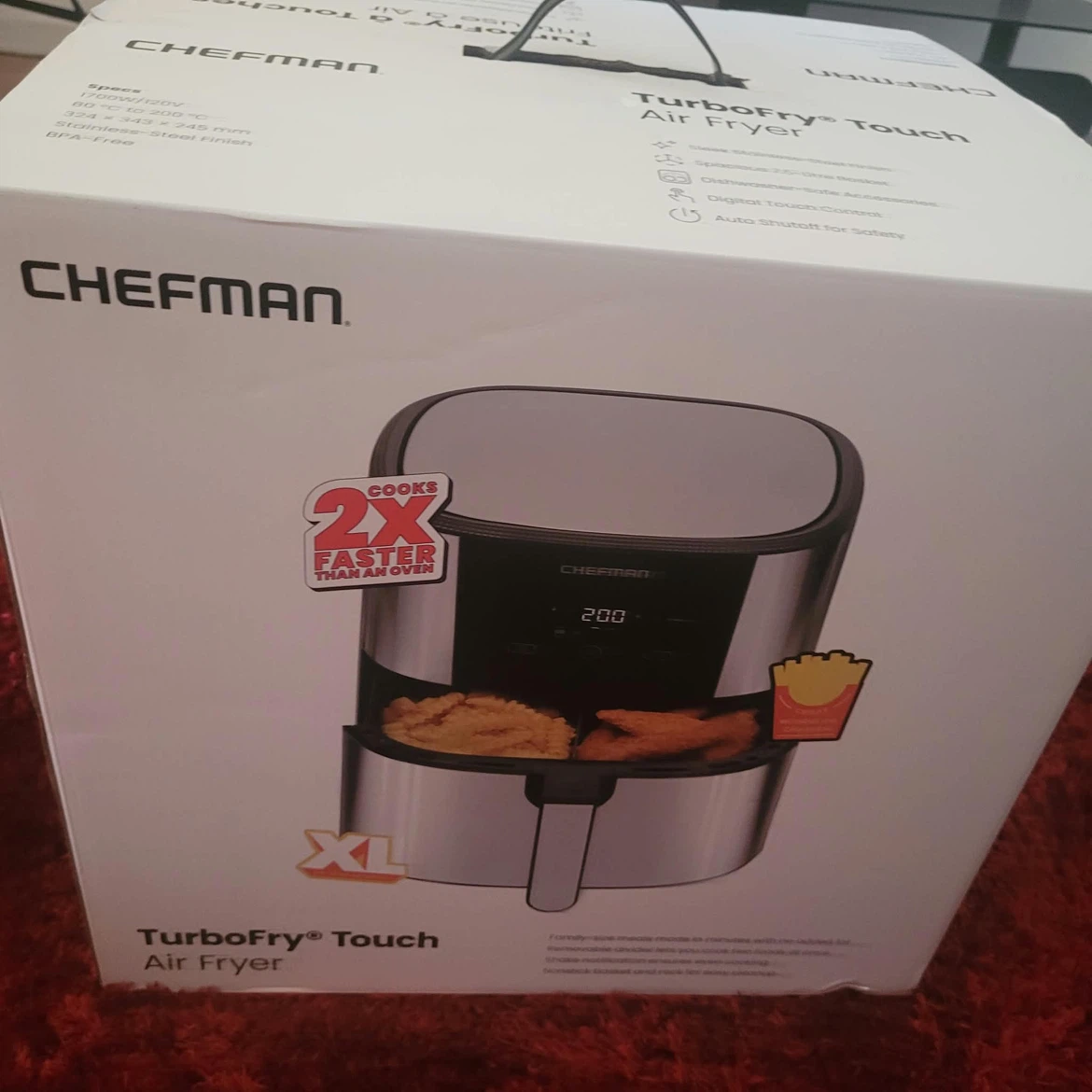 Chefman TurboFry Touch XL Air Fryer