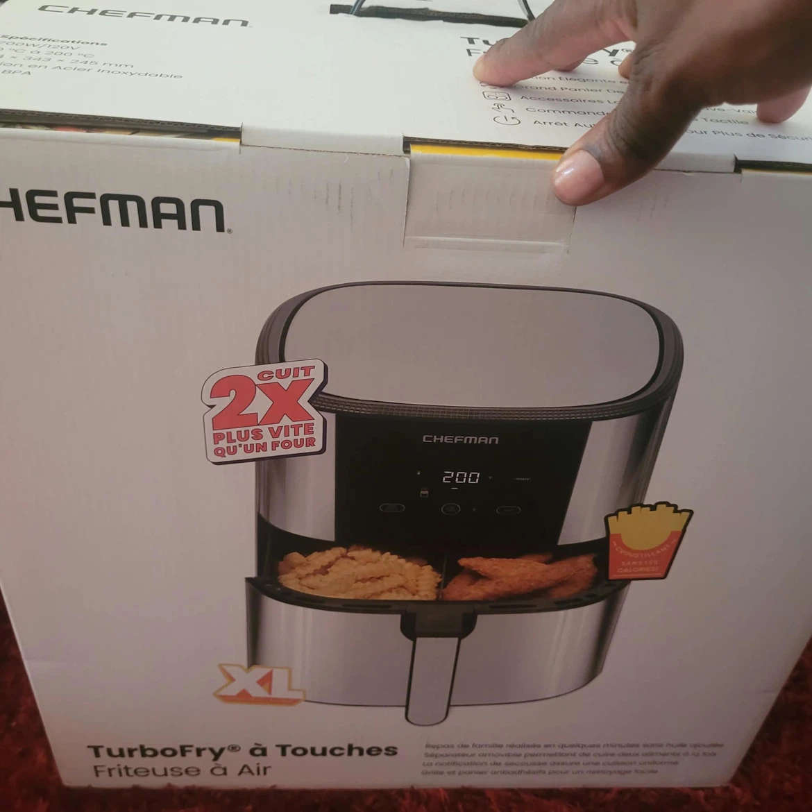 Chefman TurboFry Touch XL Air Fryer - photo 3