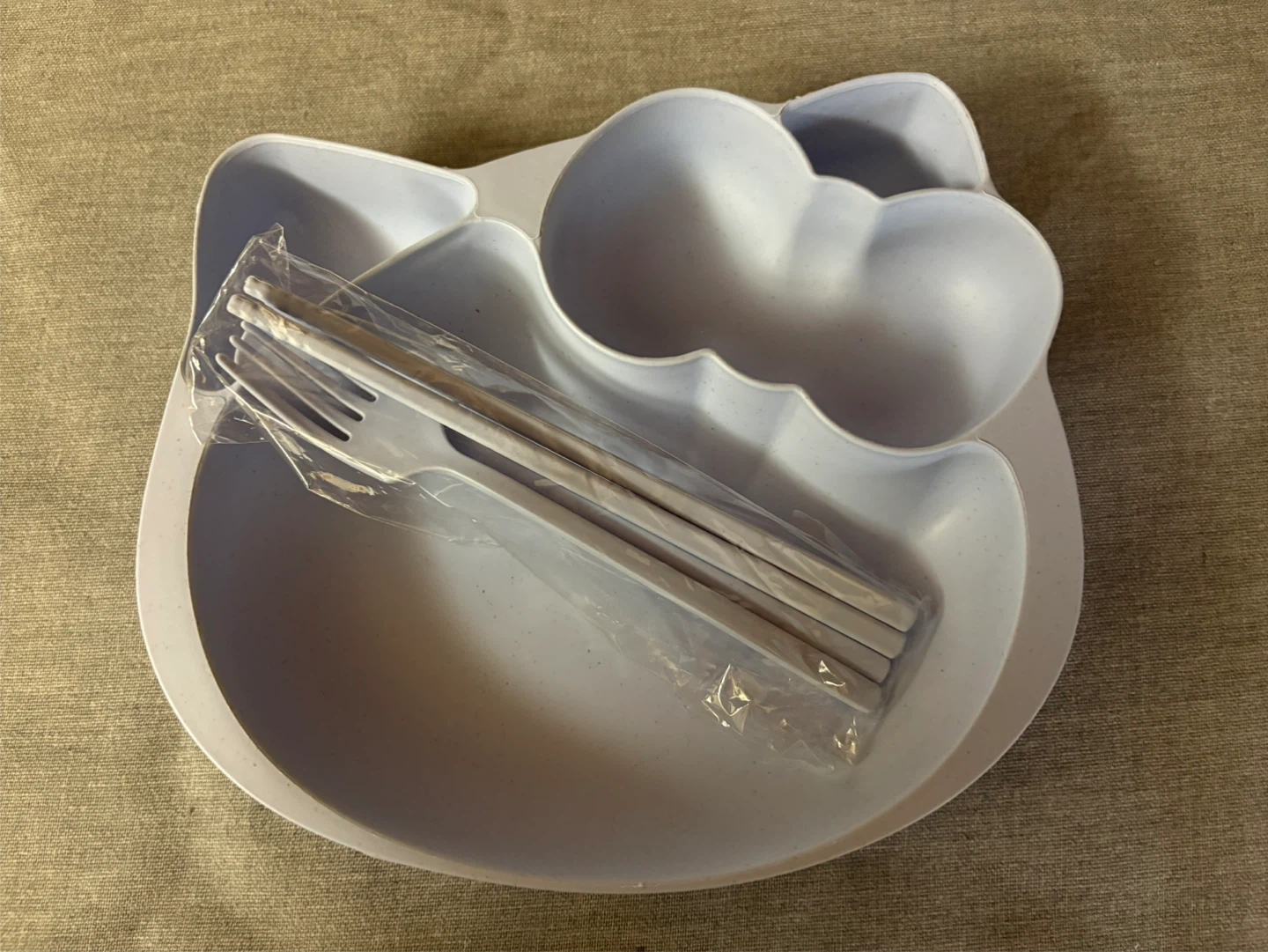 Hello Kitty Sectioned Plate Set