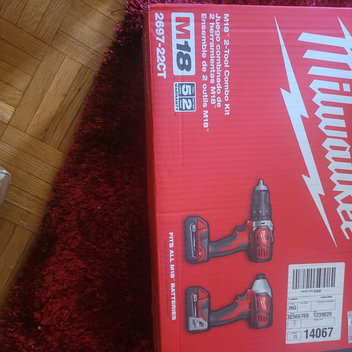Milwaukee M18 2-Tool Combo Kit 2697-22CT
