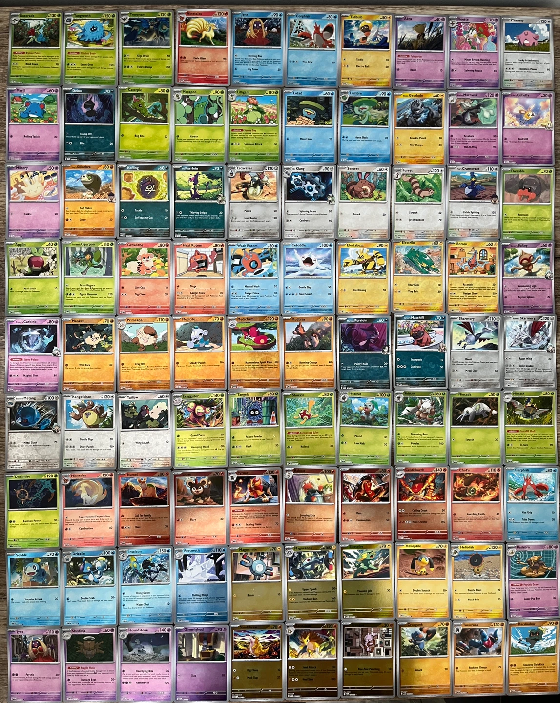 A Lot of Pokemon Reverse Holo Cards (300+)