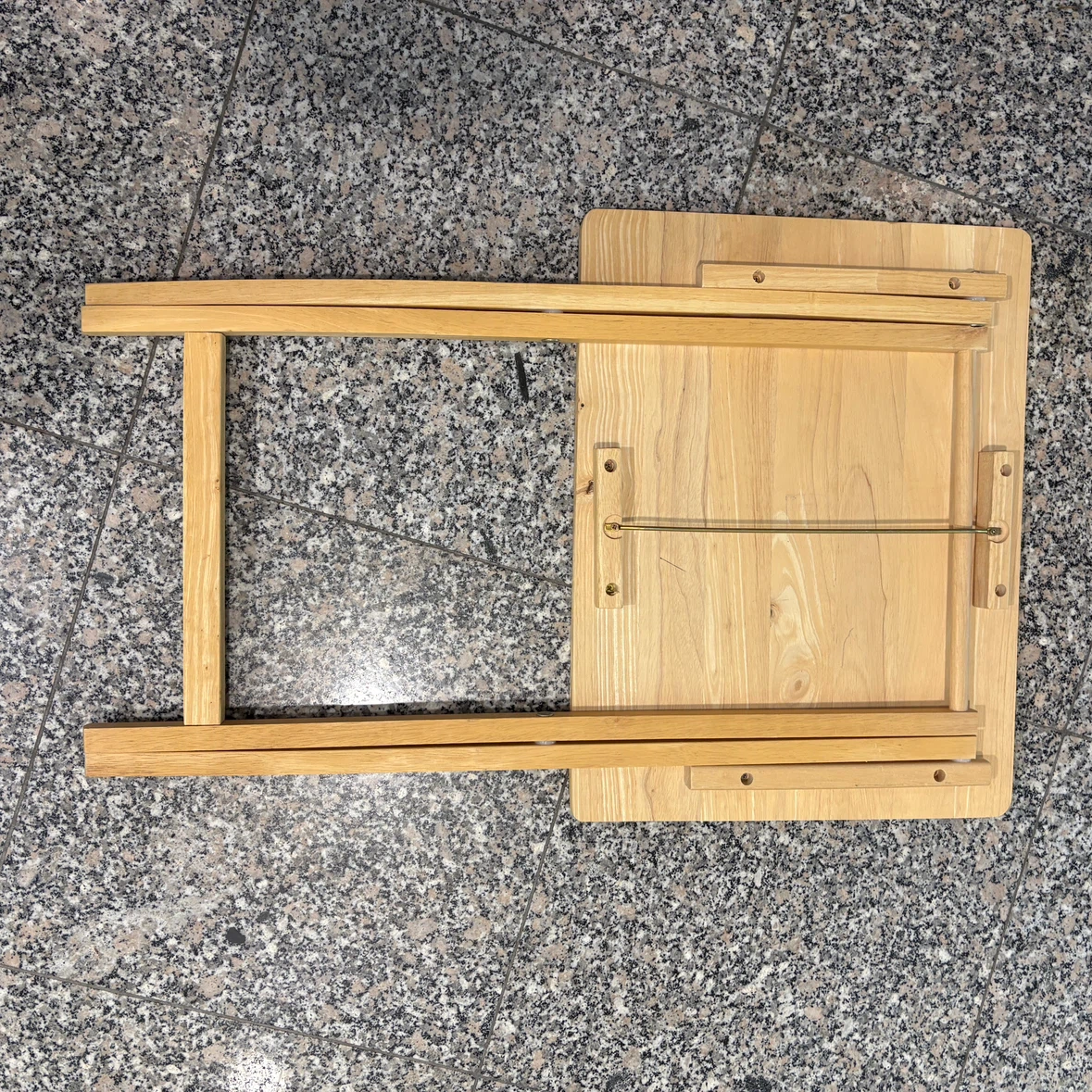 Natural Wood Folding  Tray Table - photo 4