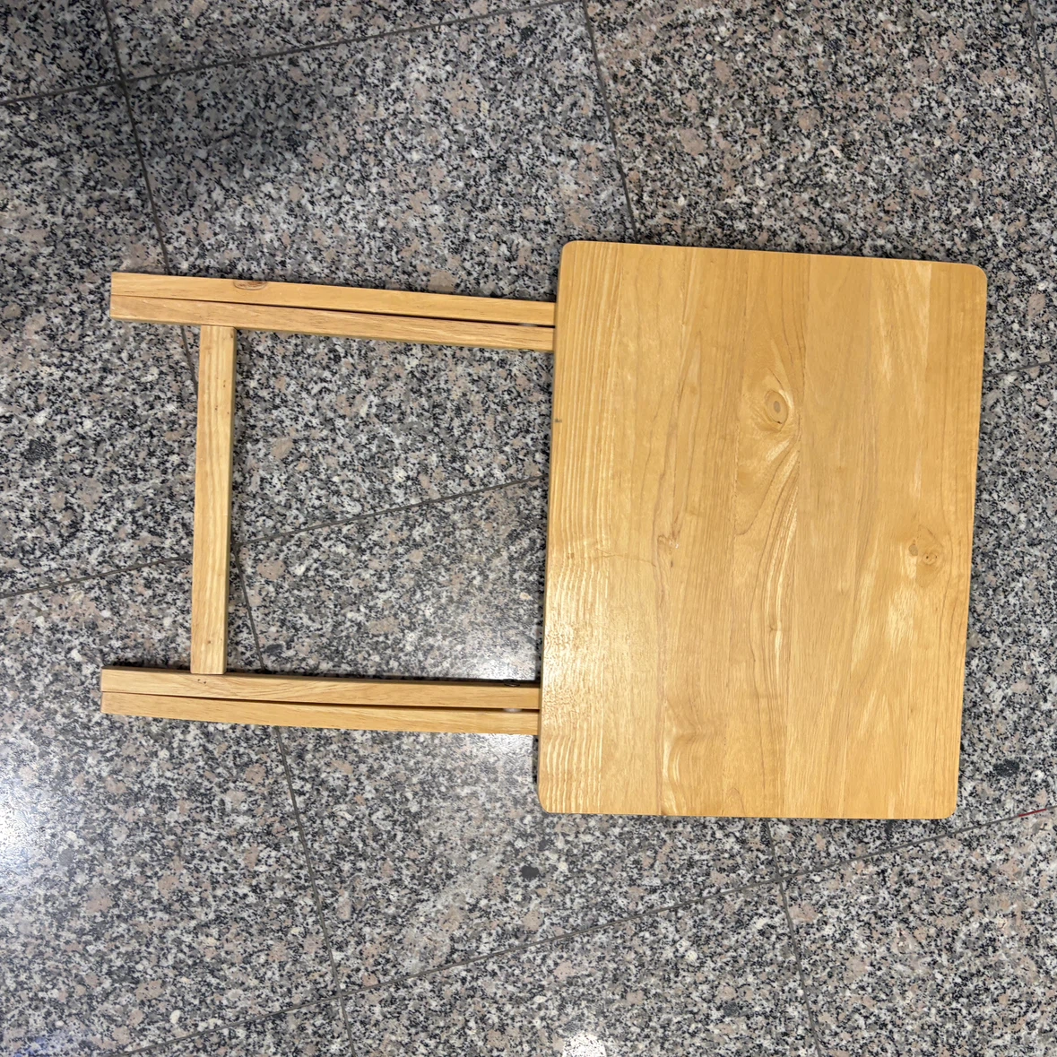 Natural Wood Folding  Tray Table - photo 5