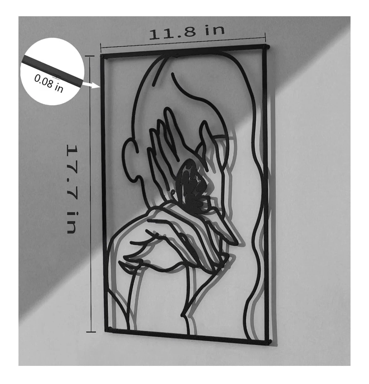 3 Metal art wall decor - photo 2