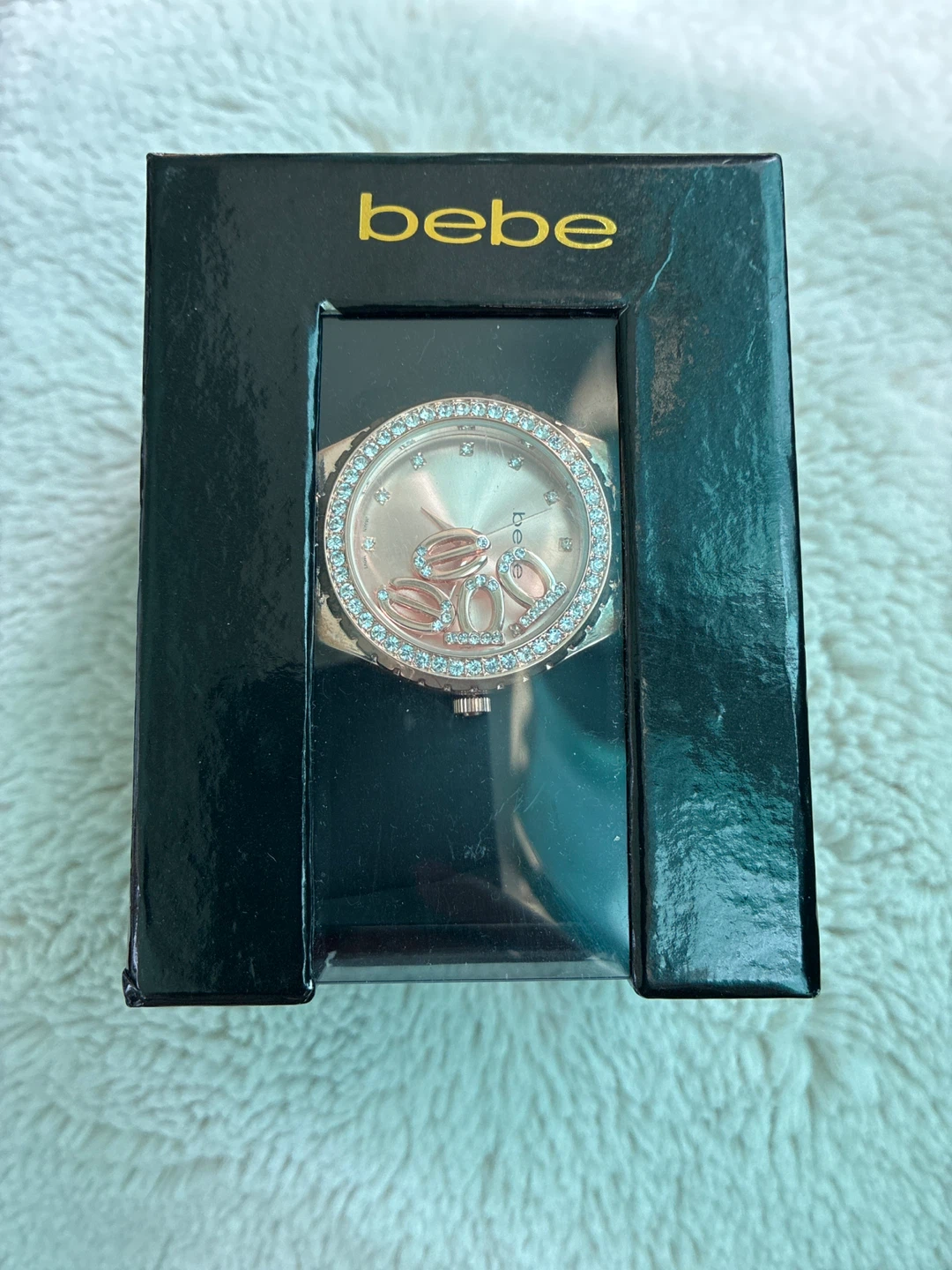 bebe Rose Gold-Tone Watch with White Strap - photo 2