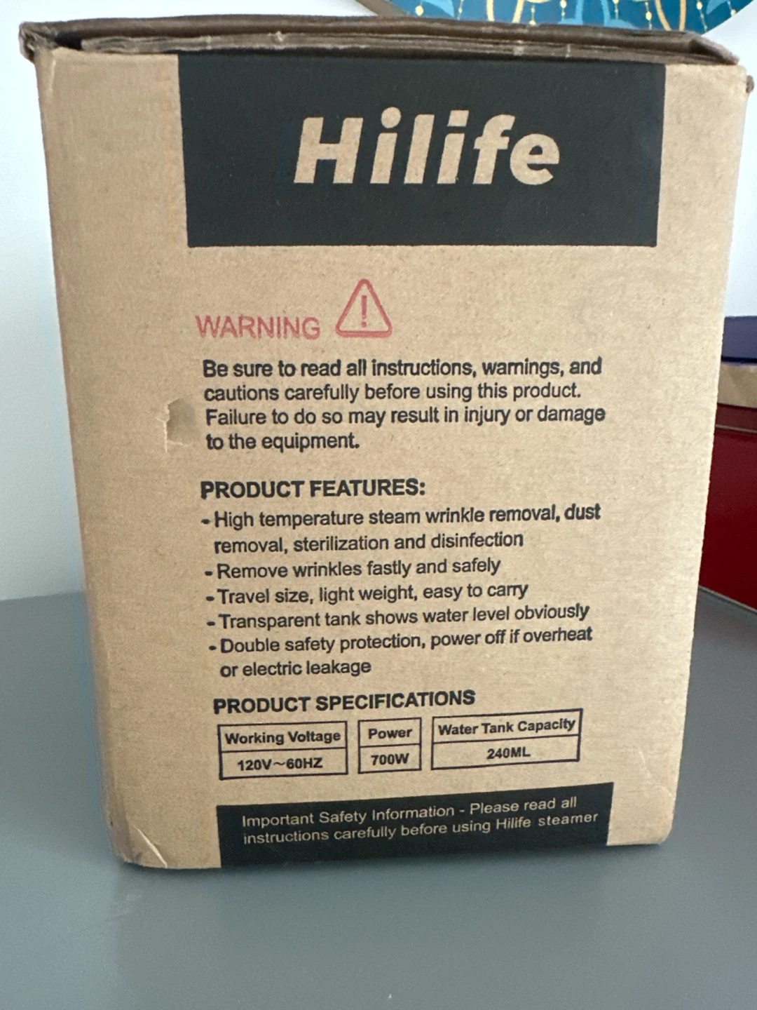 Hilife Portable Garment Steamer - photo 4