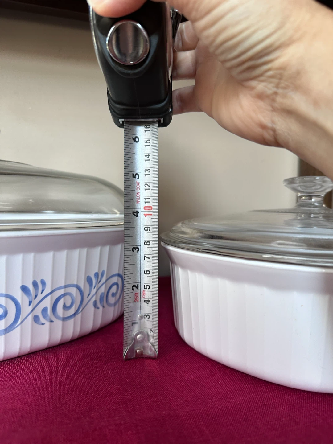Two CorningWare Casserole Dishes with Lids - photo 2