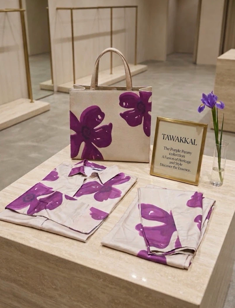Tawakkal Purple Peony Collection Matching Set - photo 2