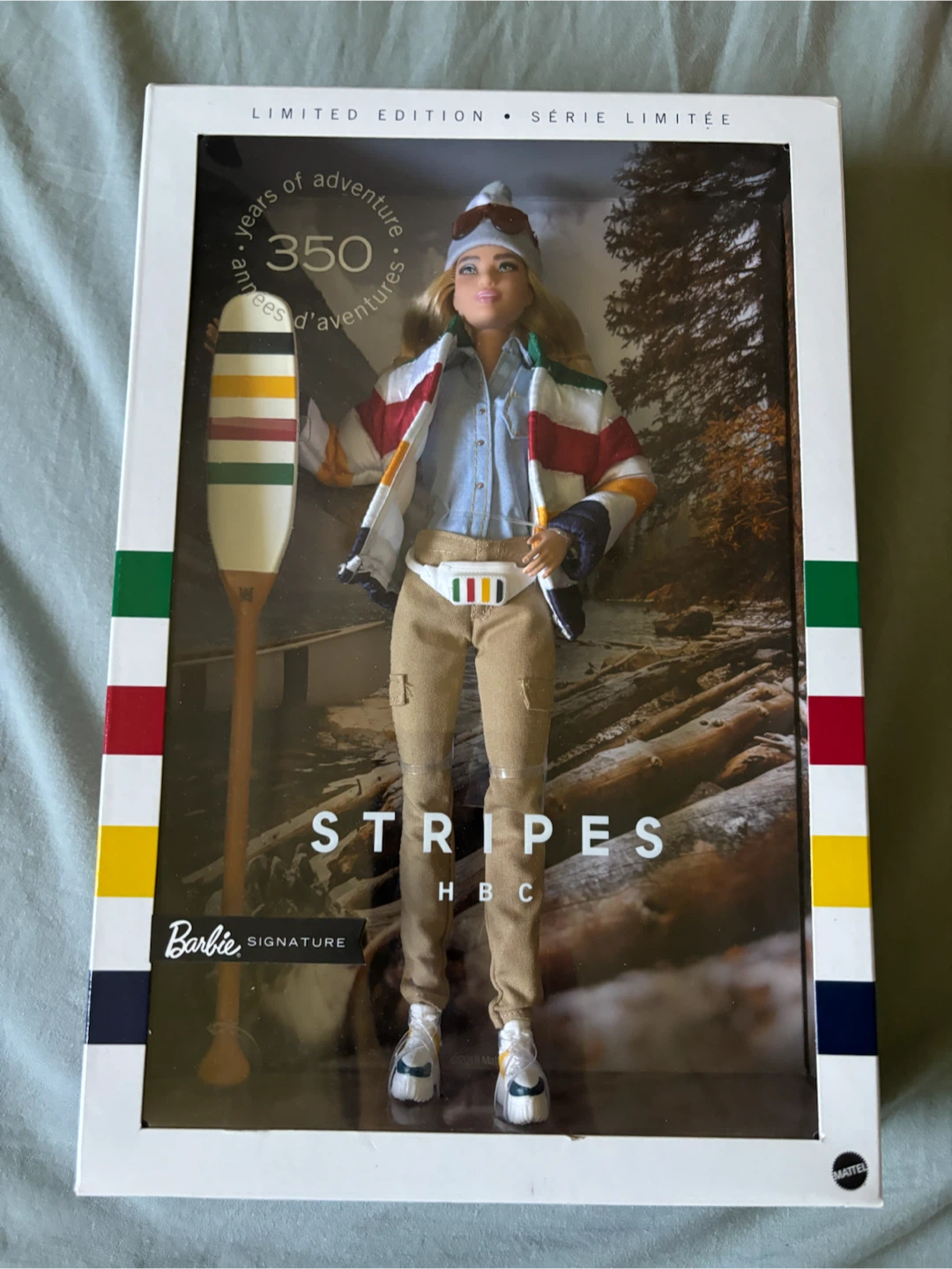 Mattel HBC Stripes Barbie Signature Doll